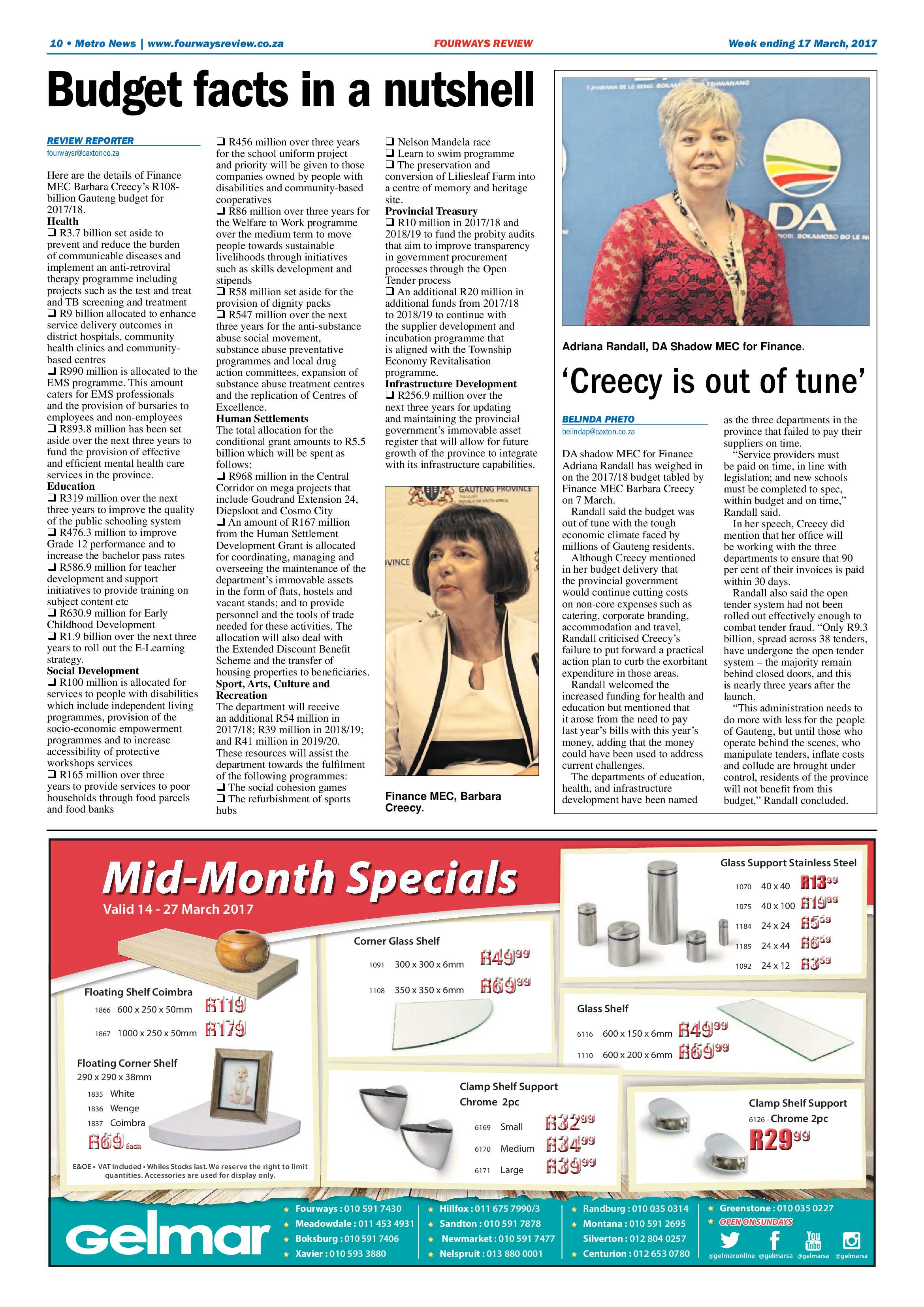 Fourways Review 17 March 2017 page 10