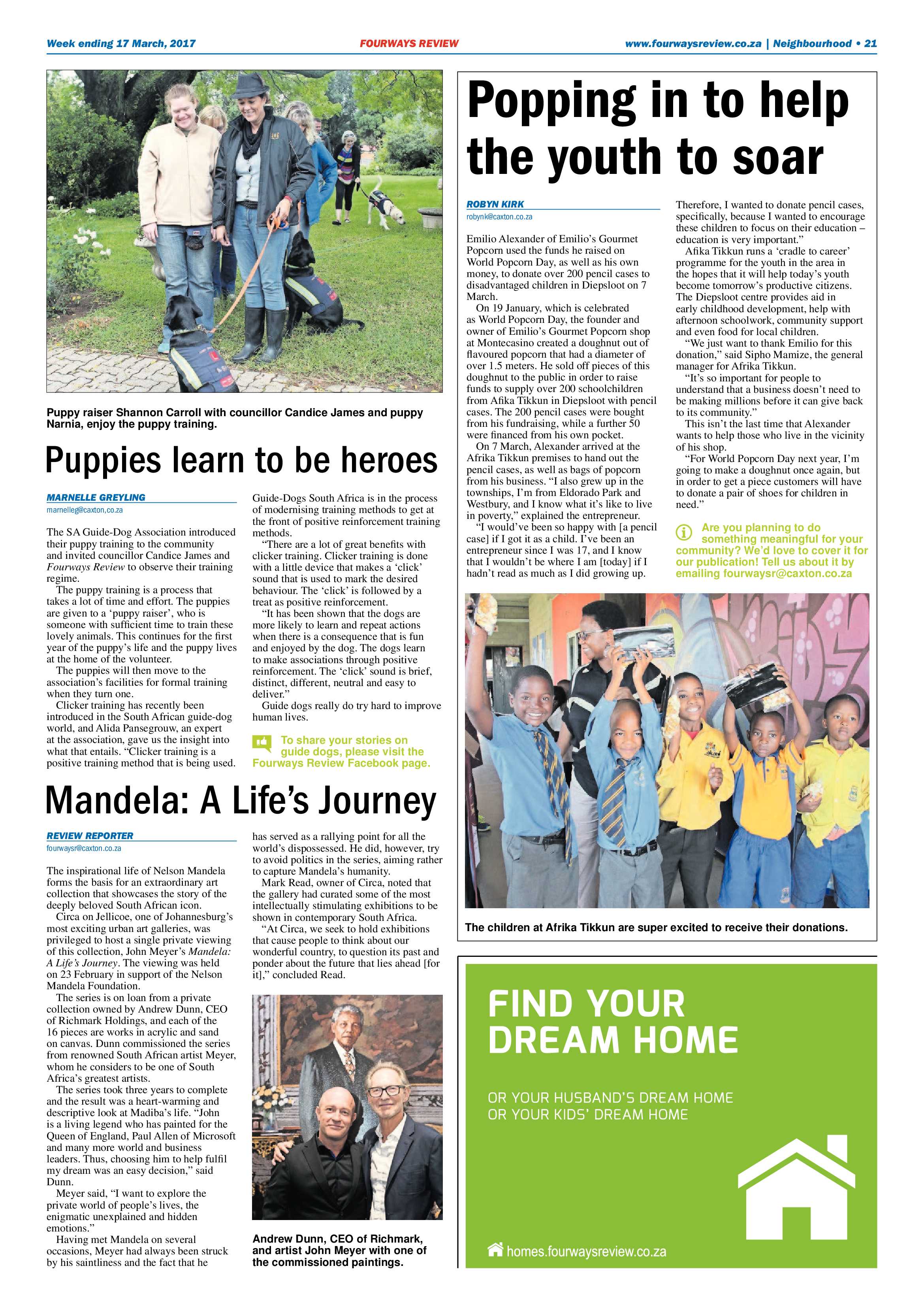 Fourways Review 17 March 2017 page 21