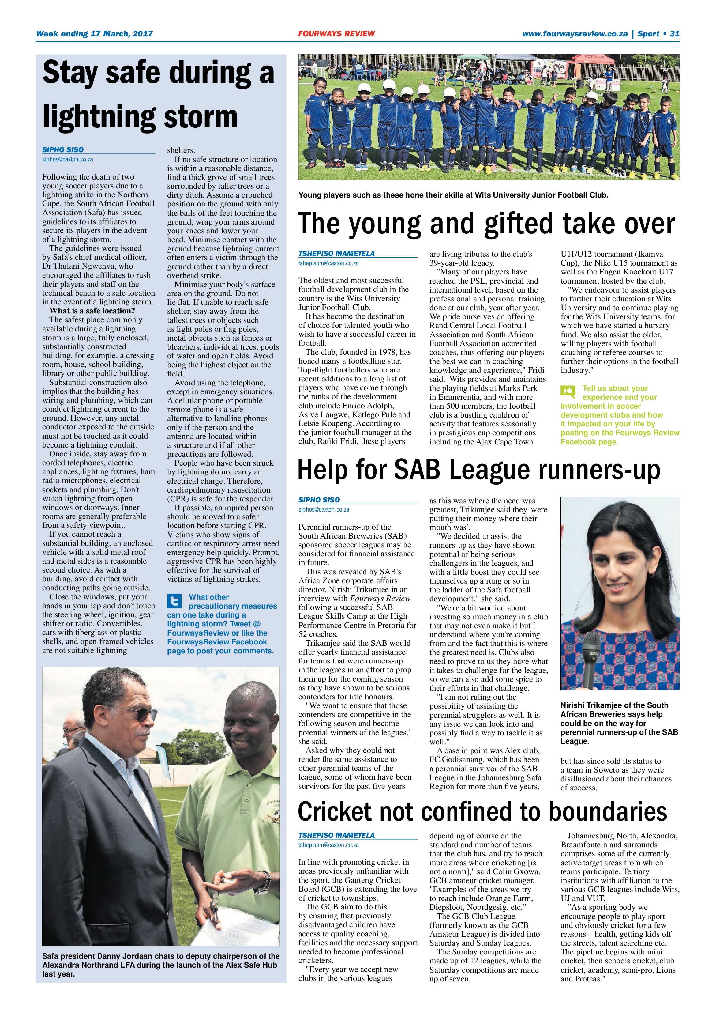 Fourways Review 17 March 2017 page 31