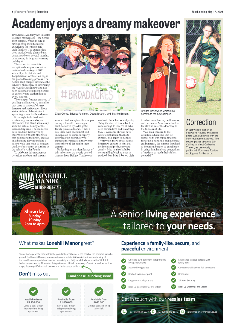 Fourways Review 17 May 2024 page 8