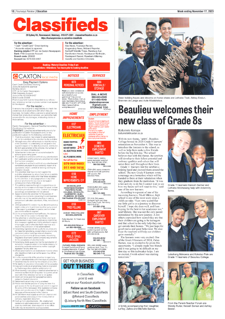 Fourways Review 17 November 2023 page 10