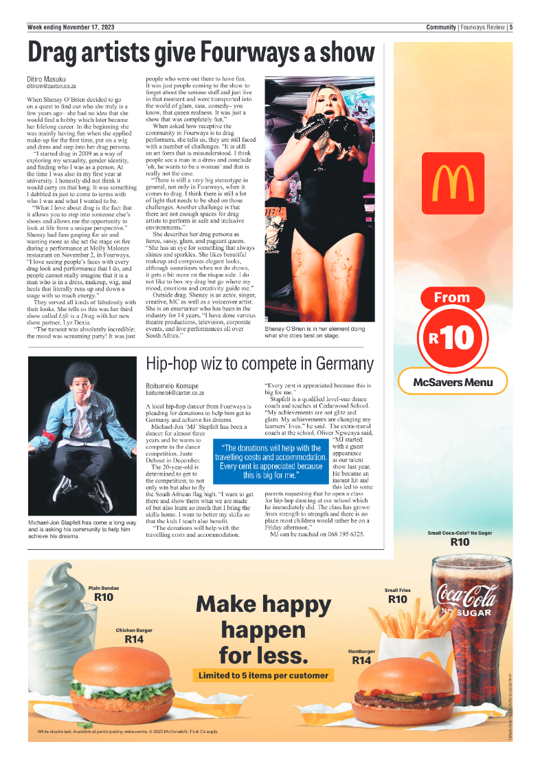 Fourways Review 17 November 2023 page 5