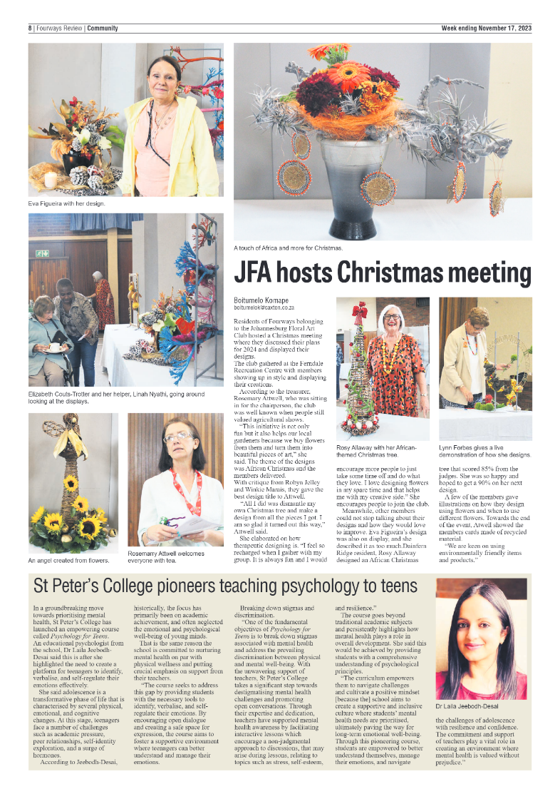 Fourways Review 17 November 2023 page 8