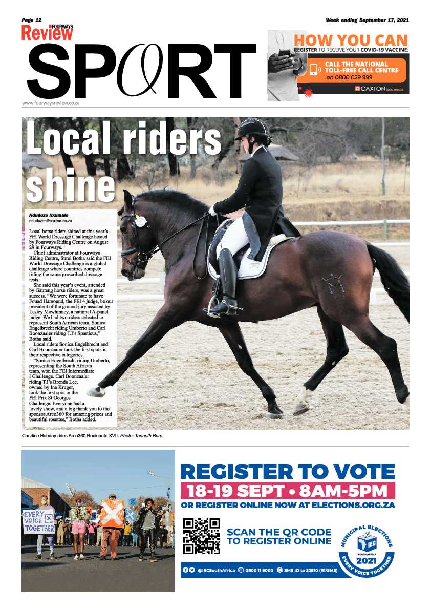 Fourways Review 17 September 2021 page 12