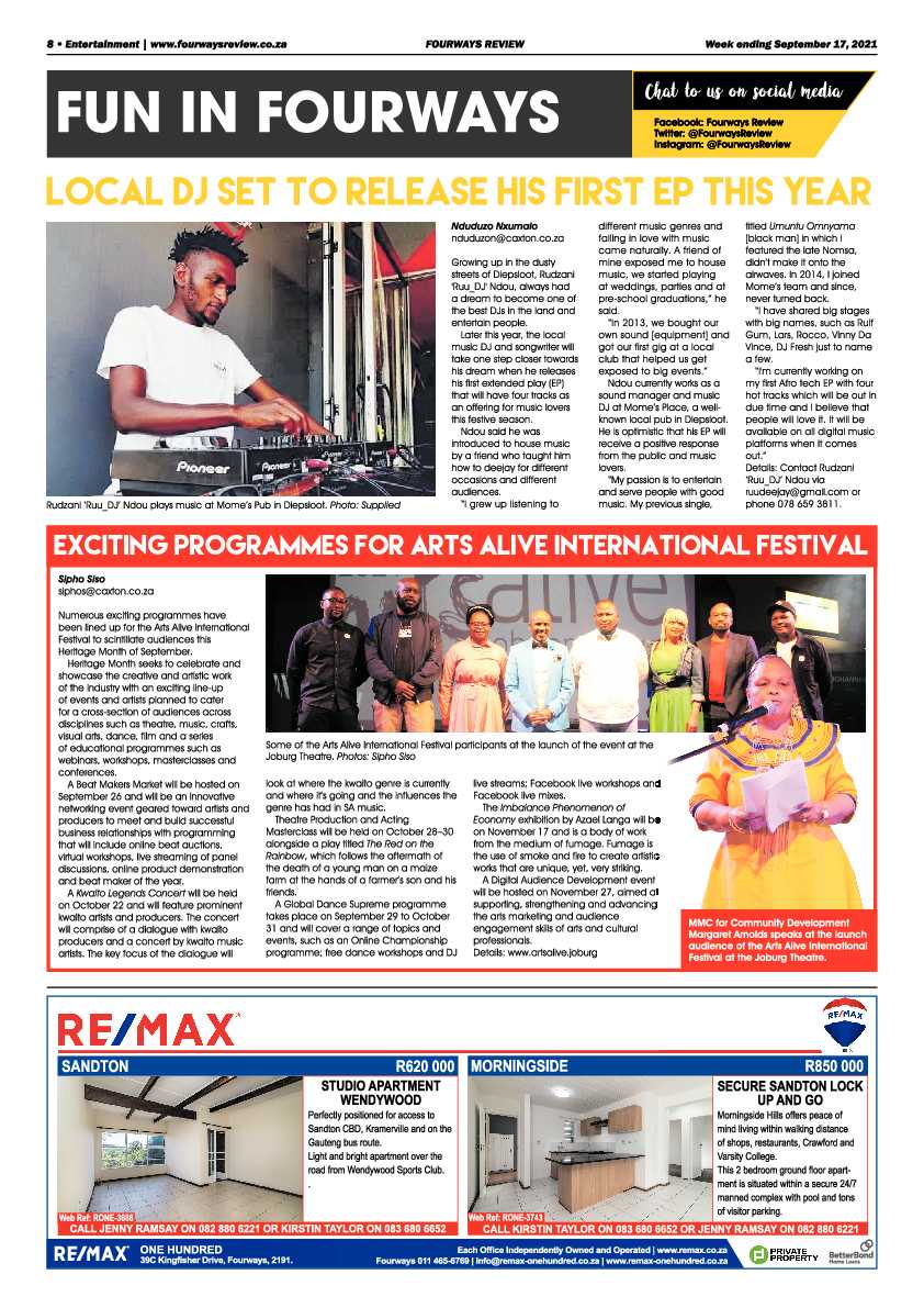 Fourways Review 17 September 2021 page 8