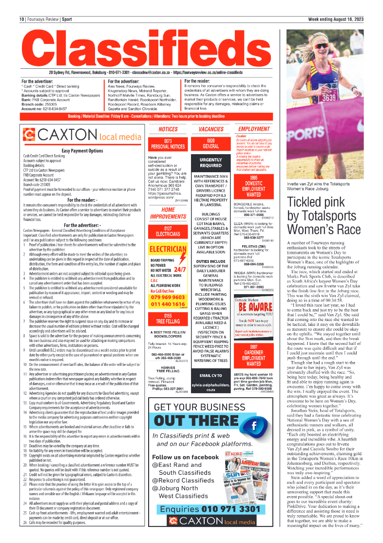 Fourways Review 18 August 2023 page 10