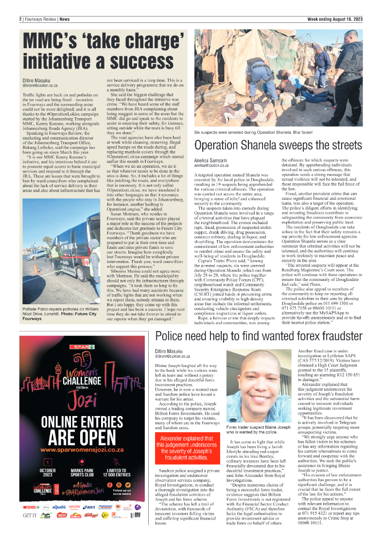 Fourways Review 18 August 2023 page 2