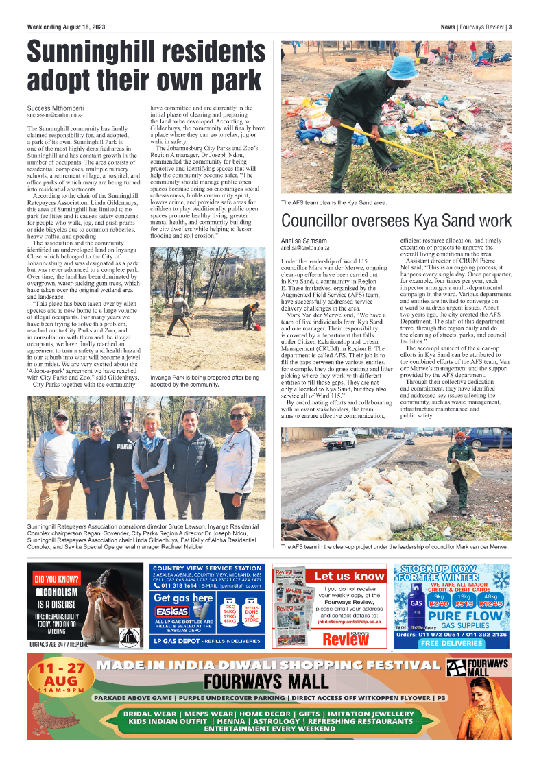 Fourways Review 18 August 2023 page 3