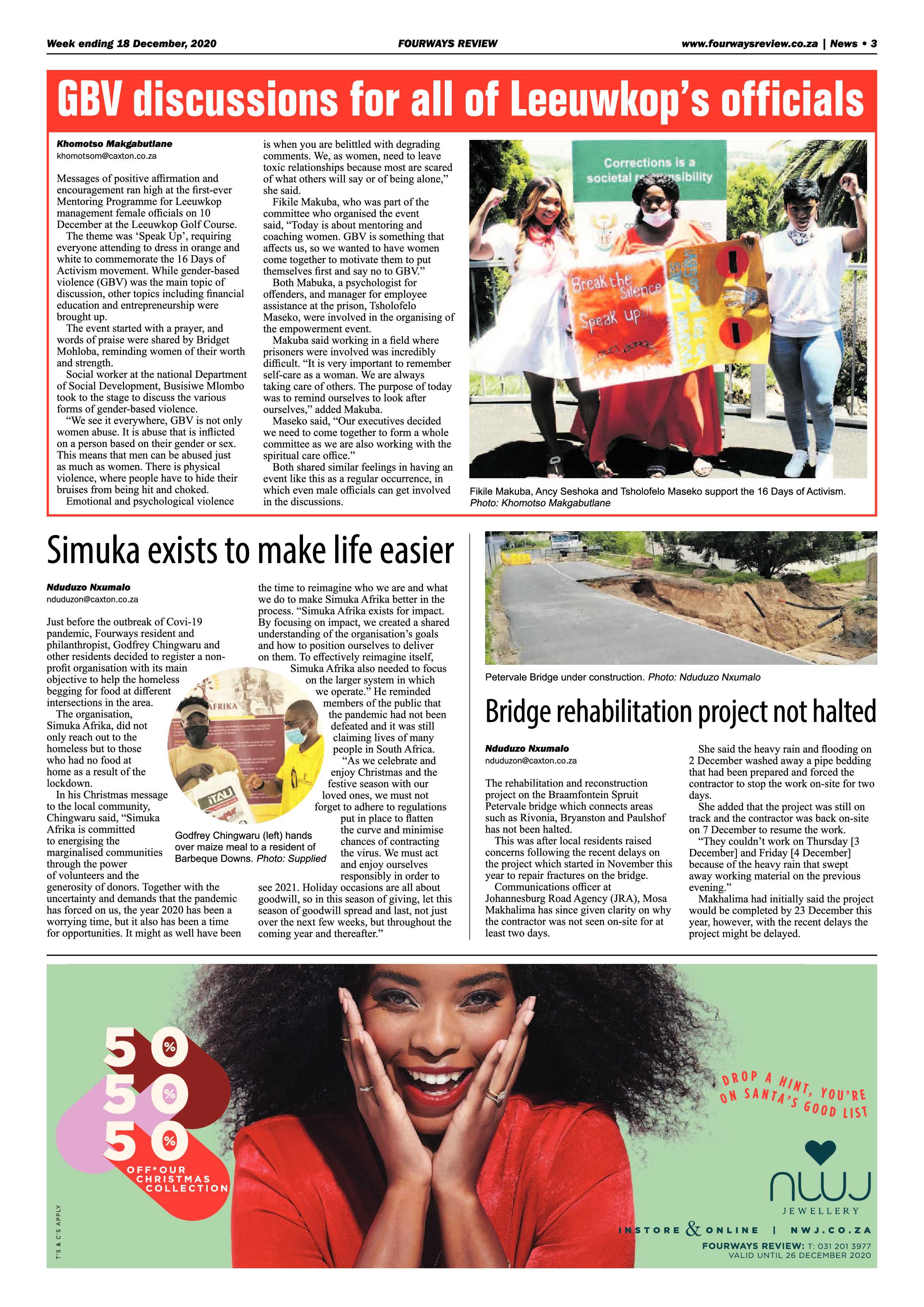 Fourways Review 18 December 2020 page 3