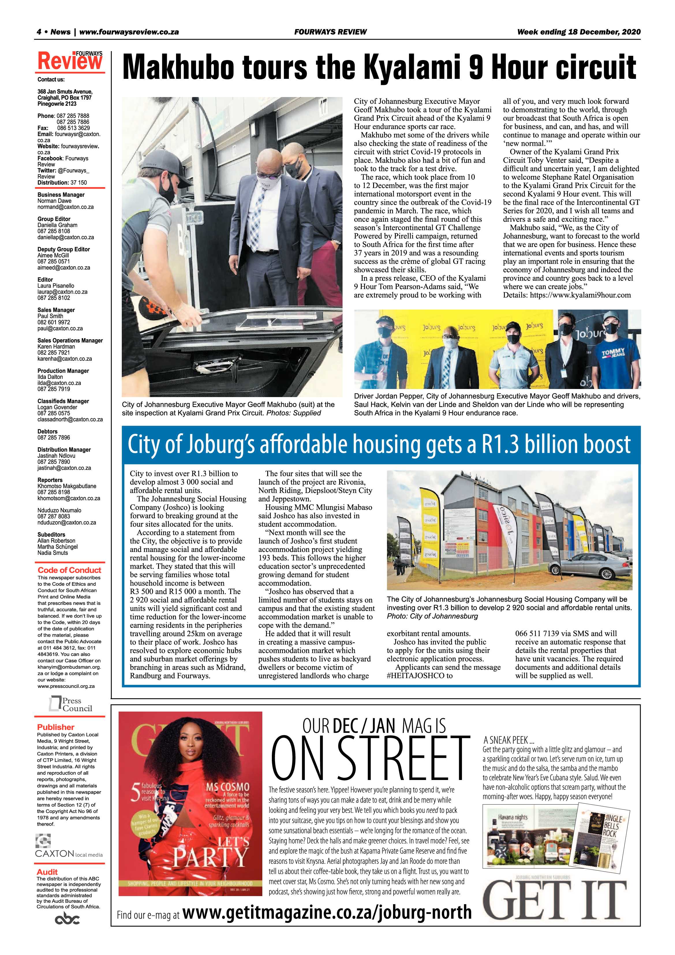 Fourways Review 18 December 2020 page 4