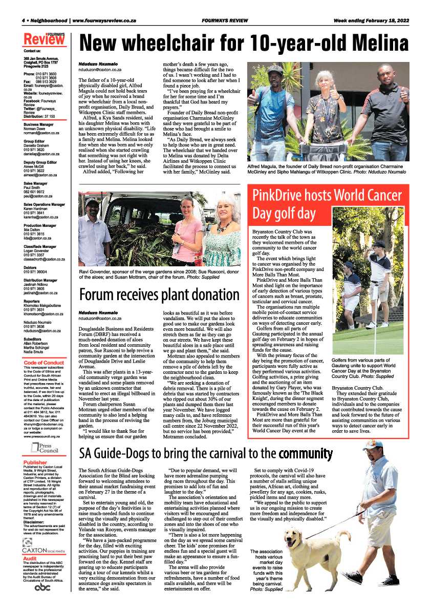 Fourways Review 18 February 2022 page 4
