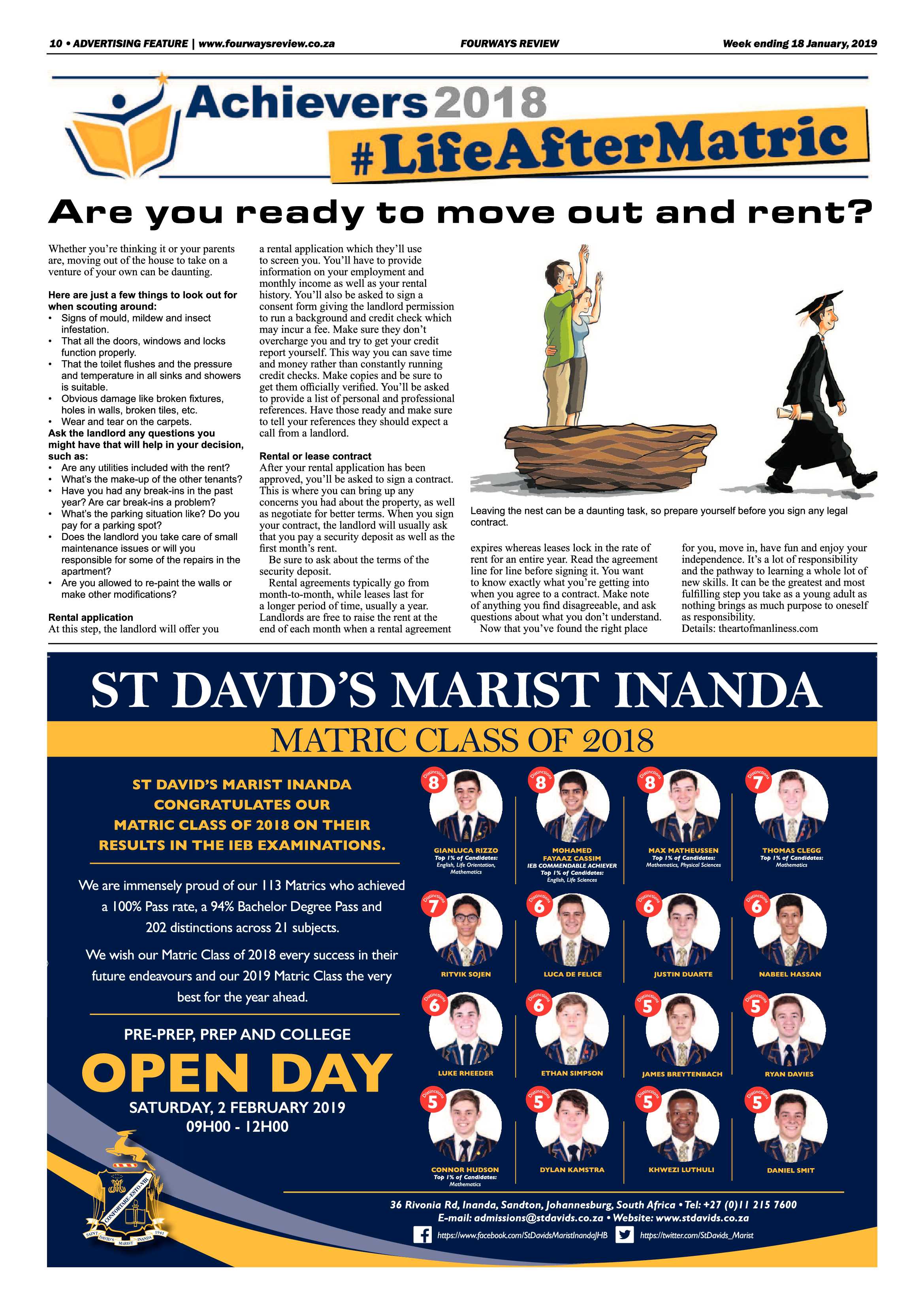 Fourways Review 18 January, 2019 page 10
