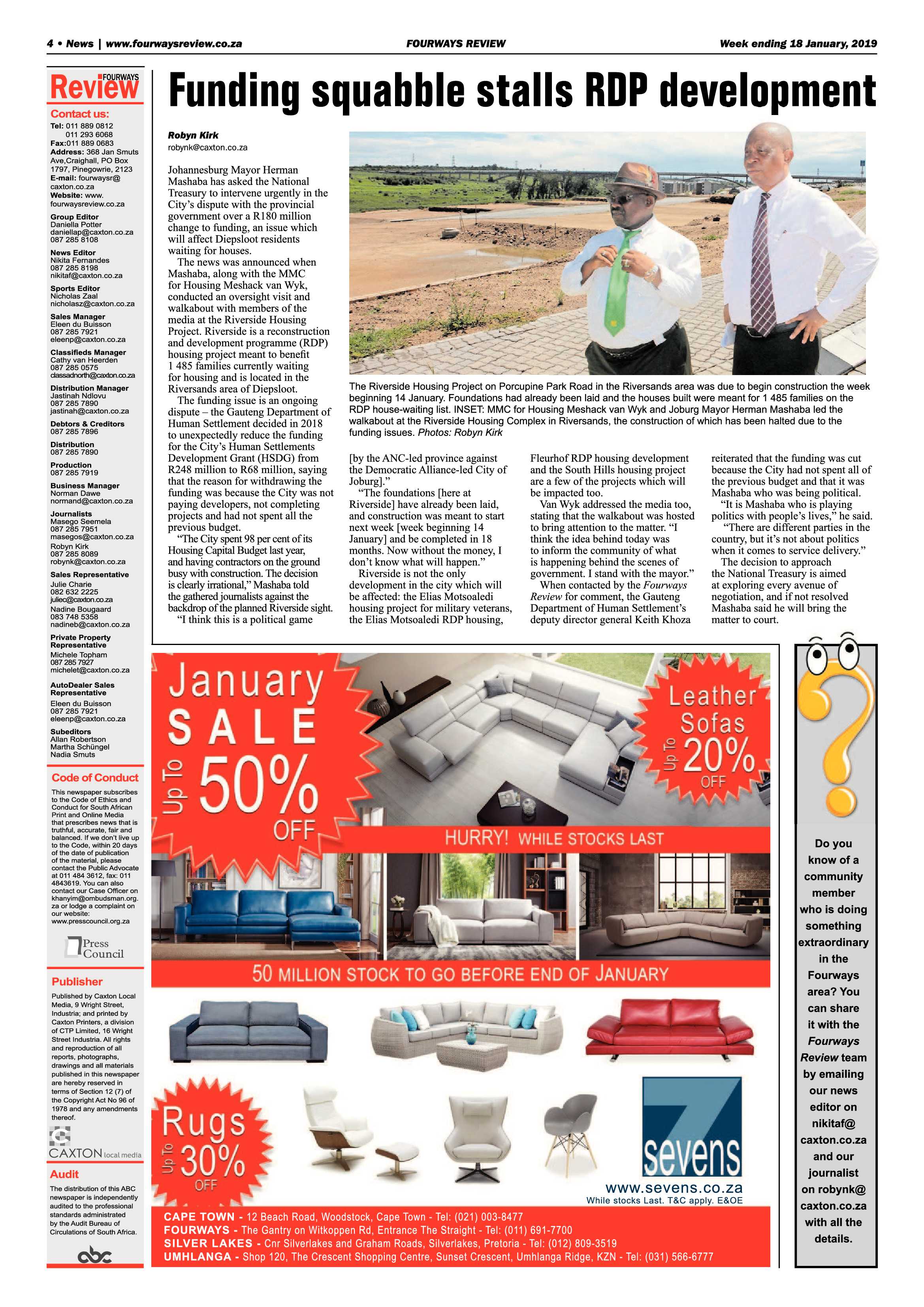 Fourways Review 18 January, 2019 page 4