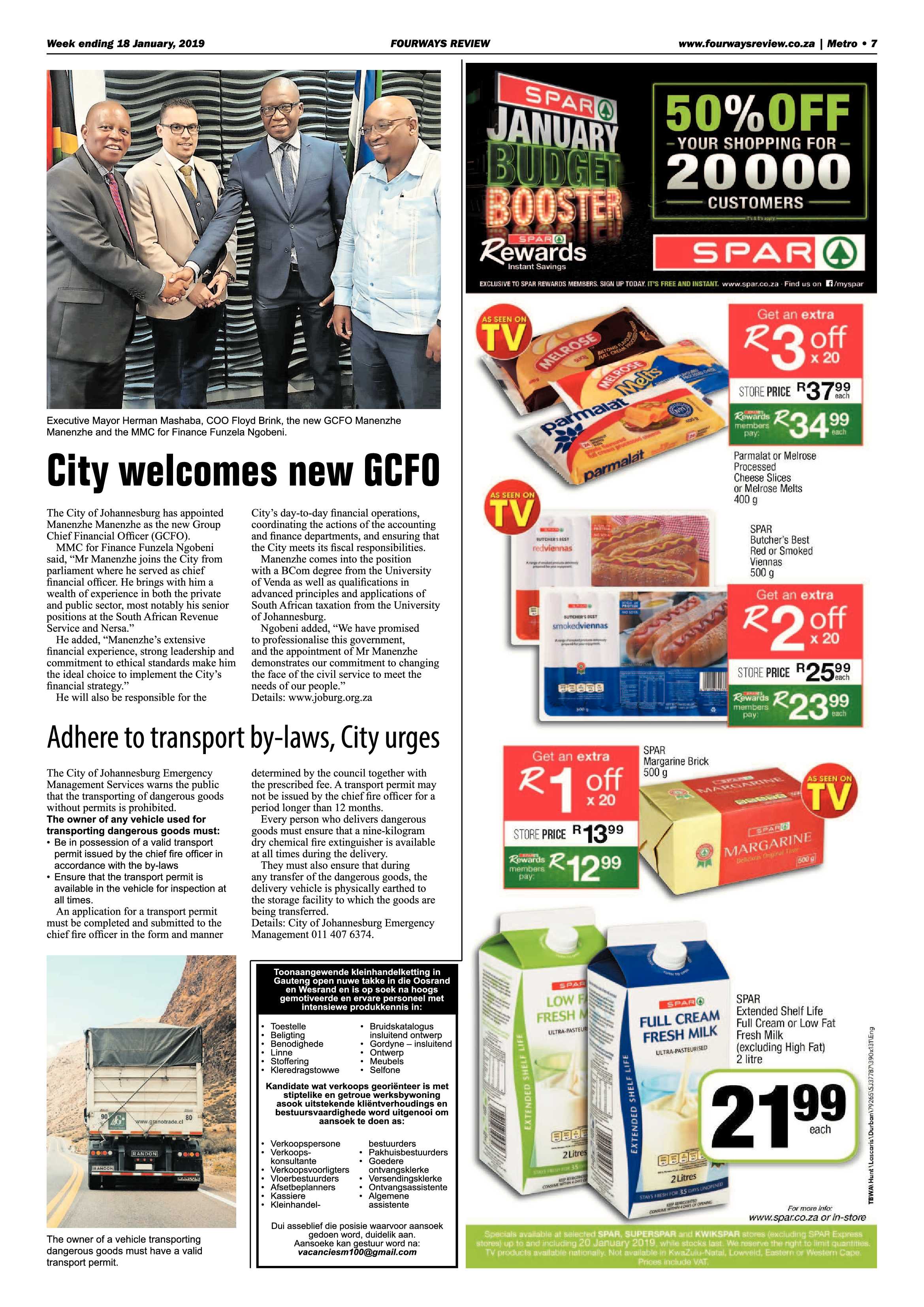Fourways Review 18 January, 2019 page 7