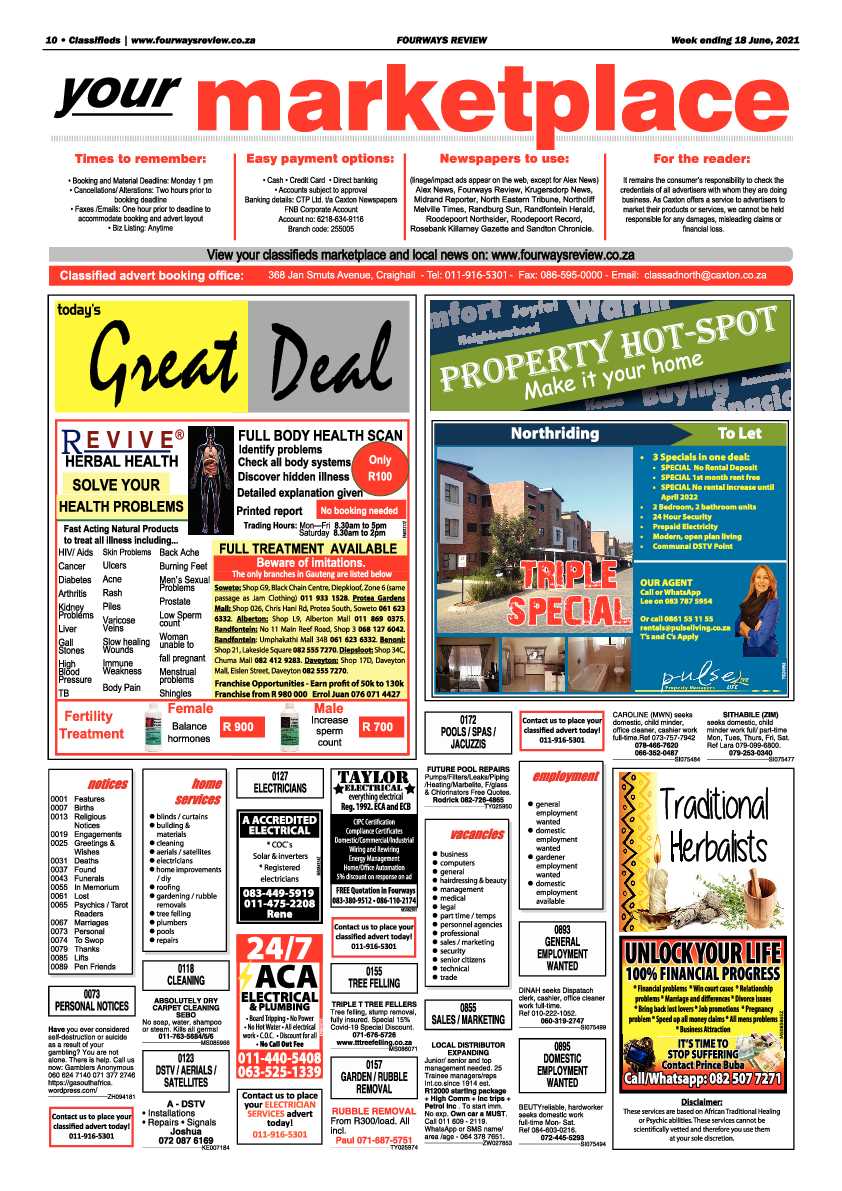 Fourways Review 18 June 2021 page 10