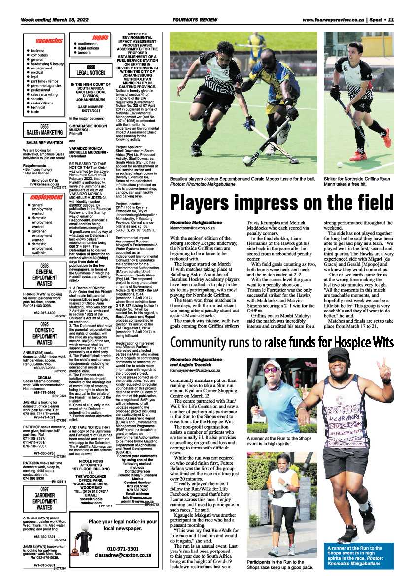 Fourways Review 18 March 2022 page 11