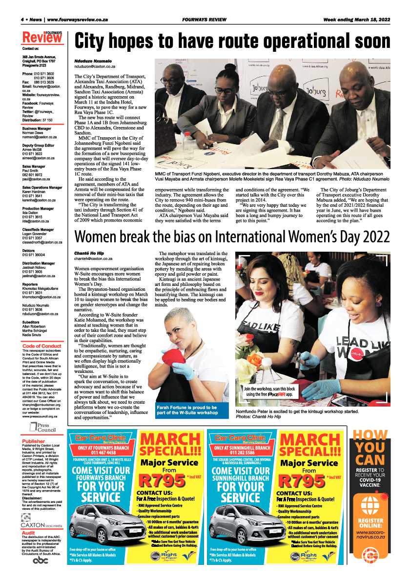 Fourways Review 18 March 2022 page 4