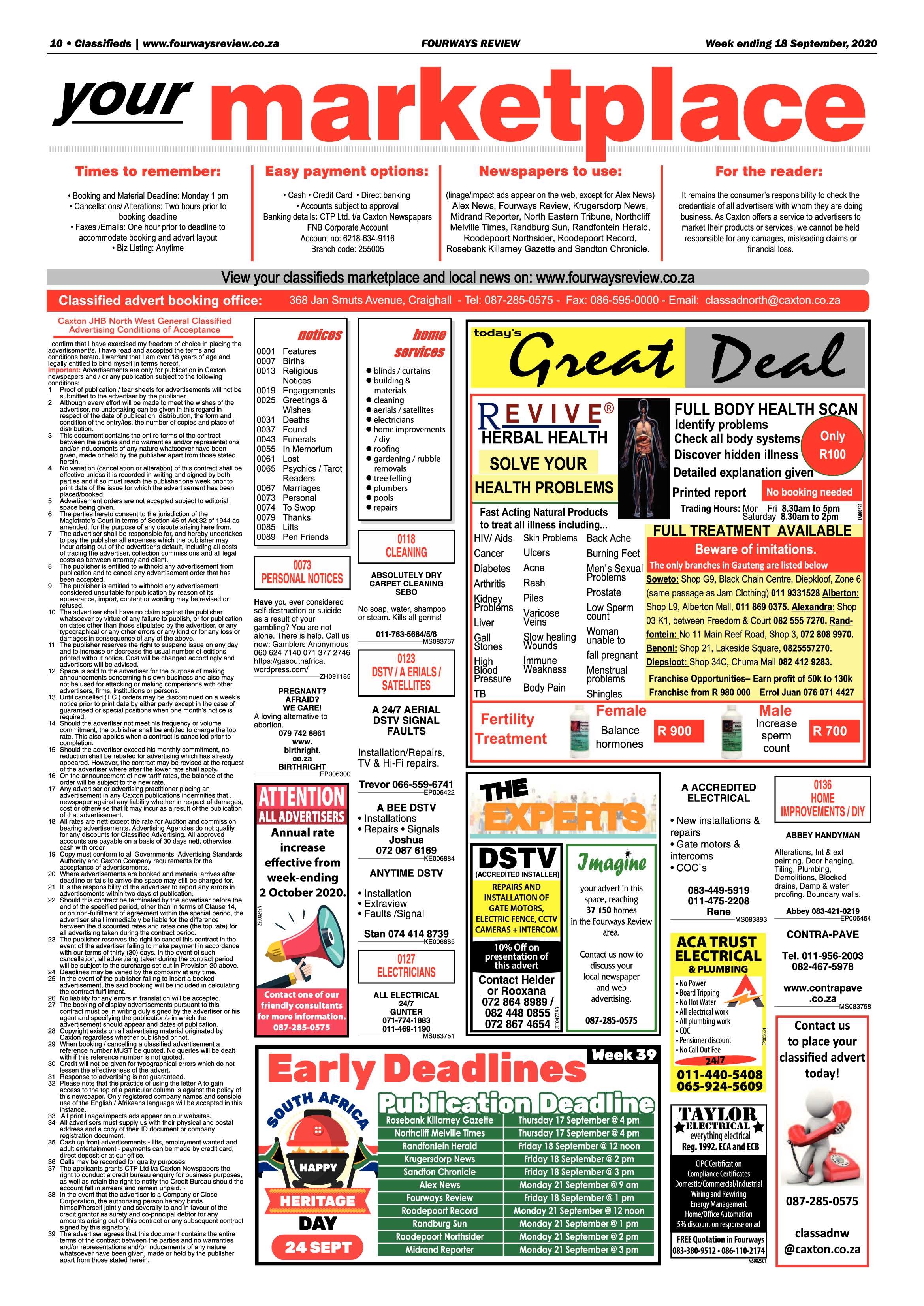Fourways Review 18 September 2020 page 10
