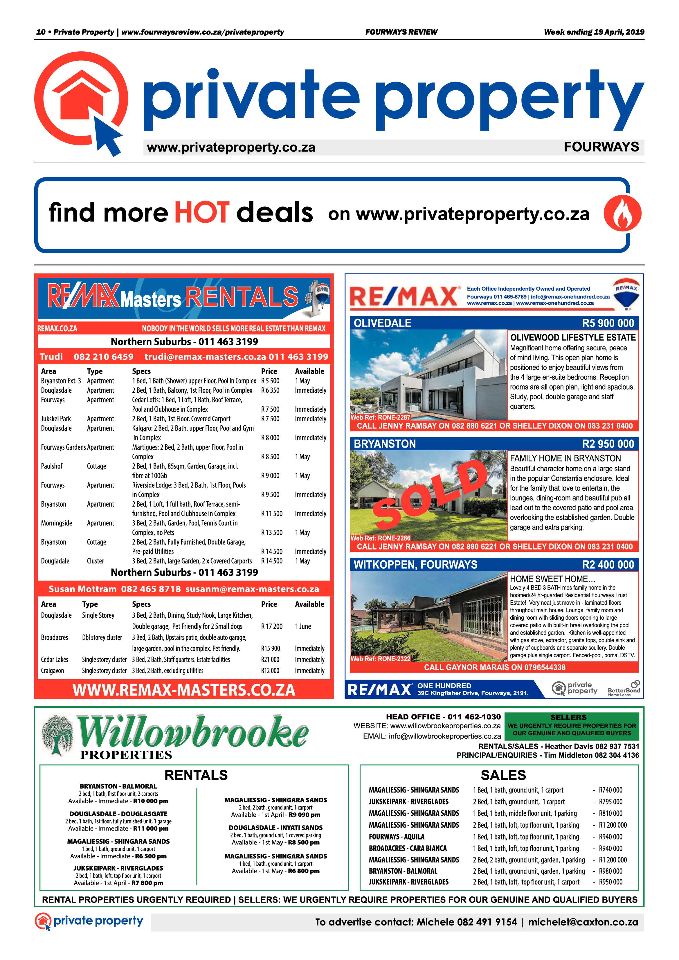 Fourways Review 19 April, 2019 page 10