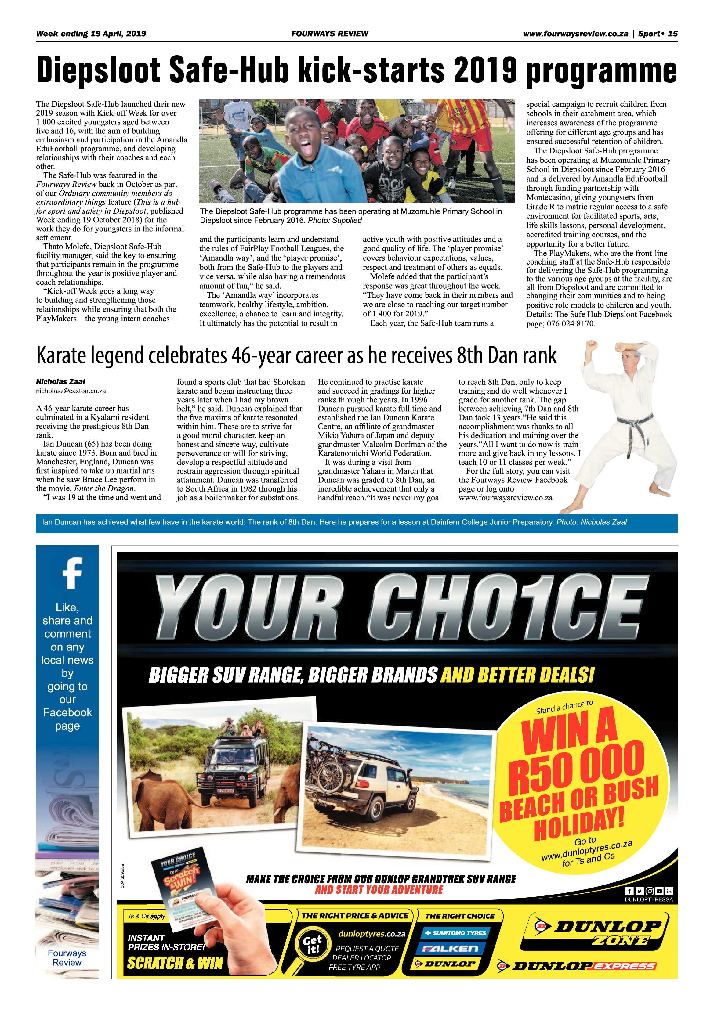 Fourways Review 19 April, 2019 page 15
