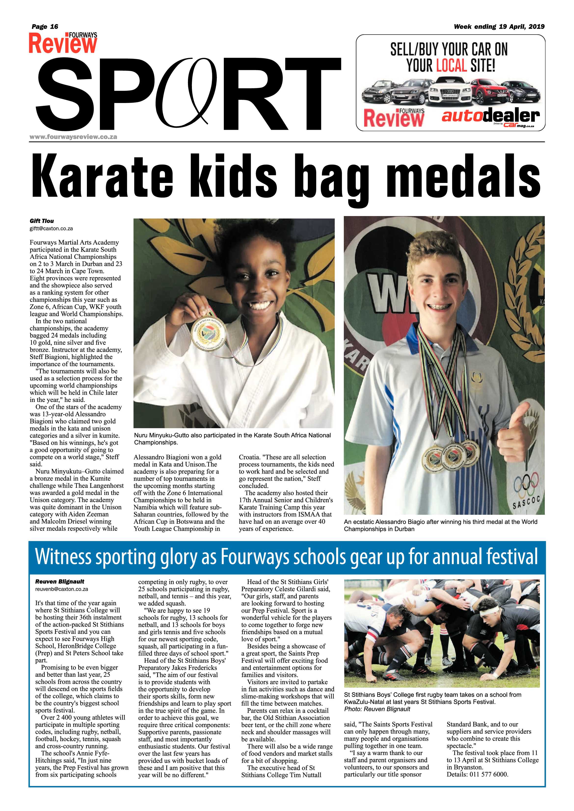 Fourways Review 19 April, 2019 page 16