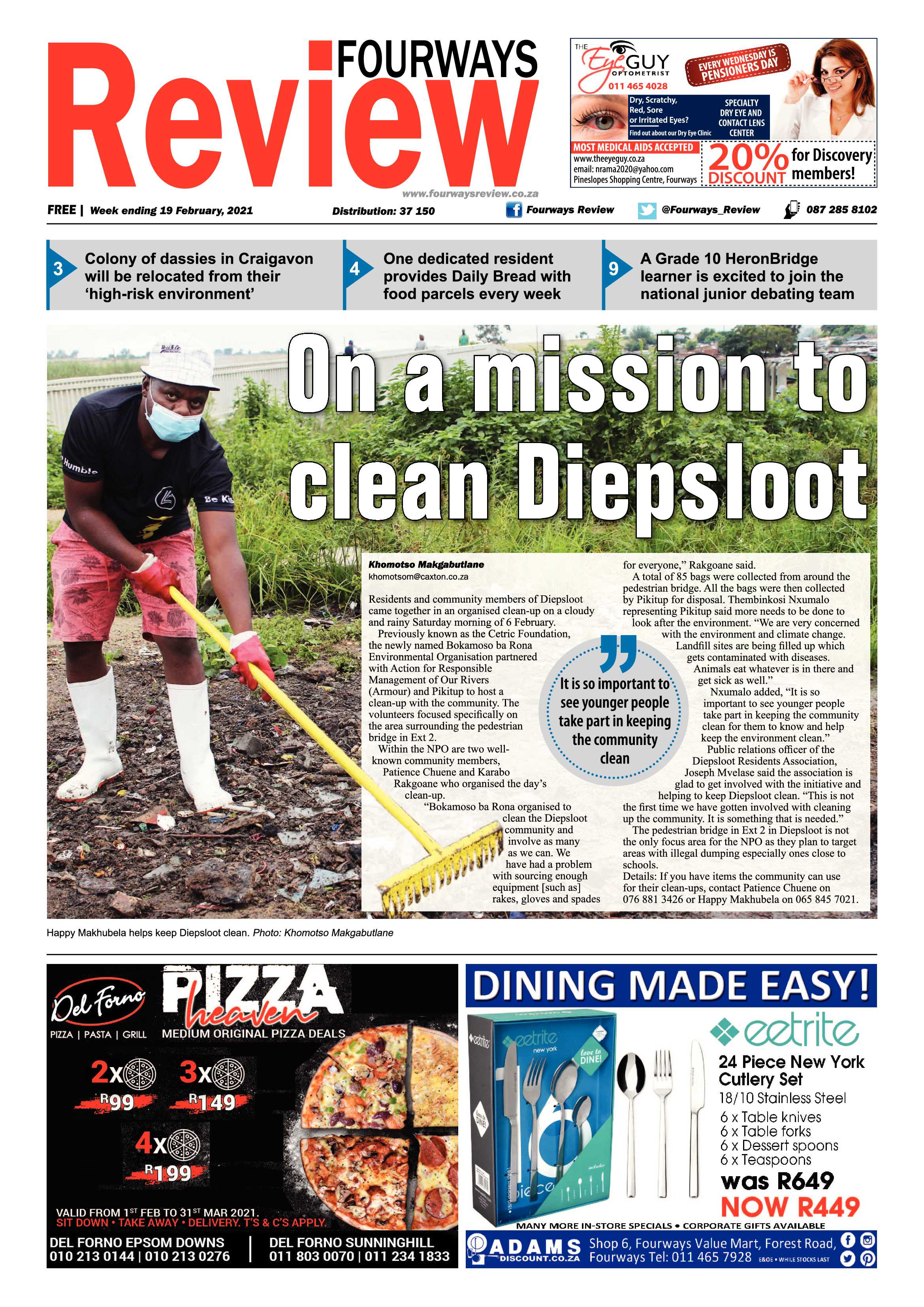 Fourways Review 19 February 2021 page 1