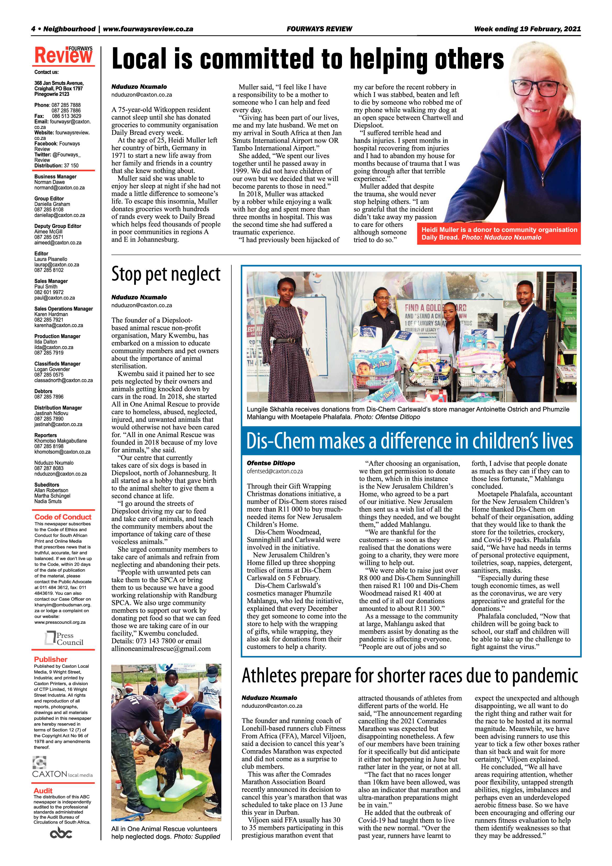 Fourways Review 19 February 2021 page 4