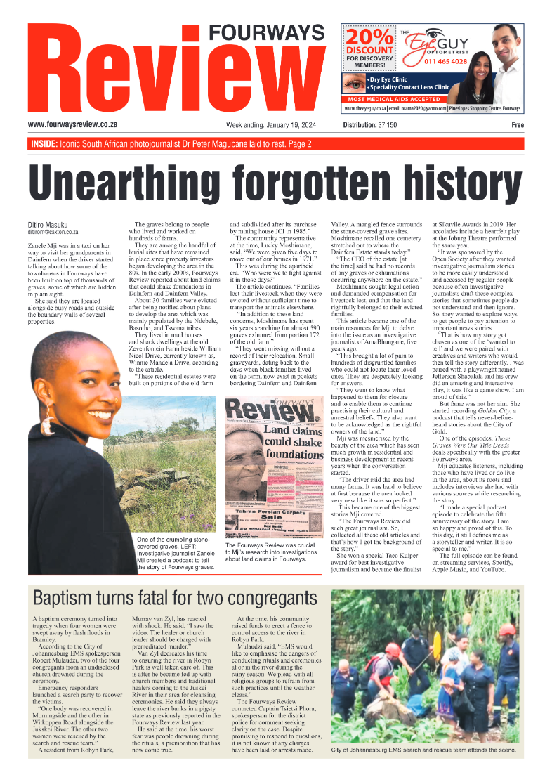 Fourways Review 19 January 2024 page 1