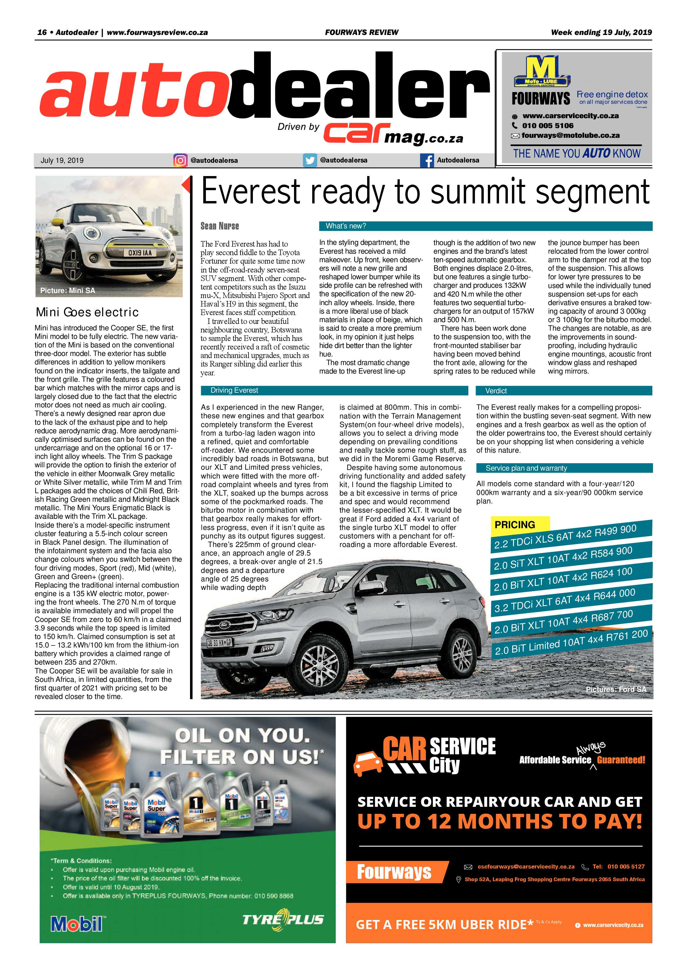 Fourways Review 19 July, 2019 page 16