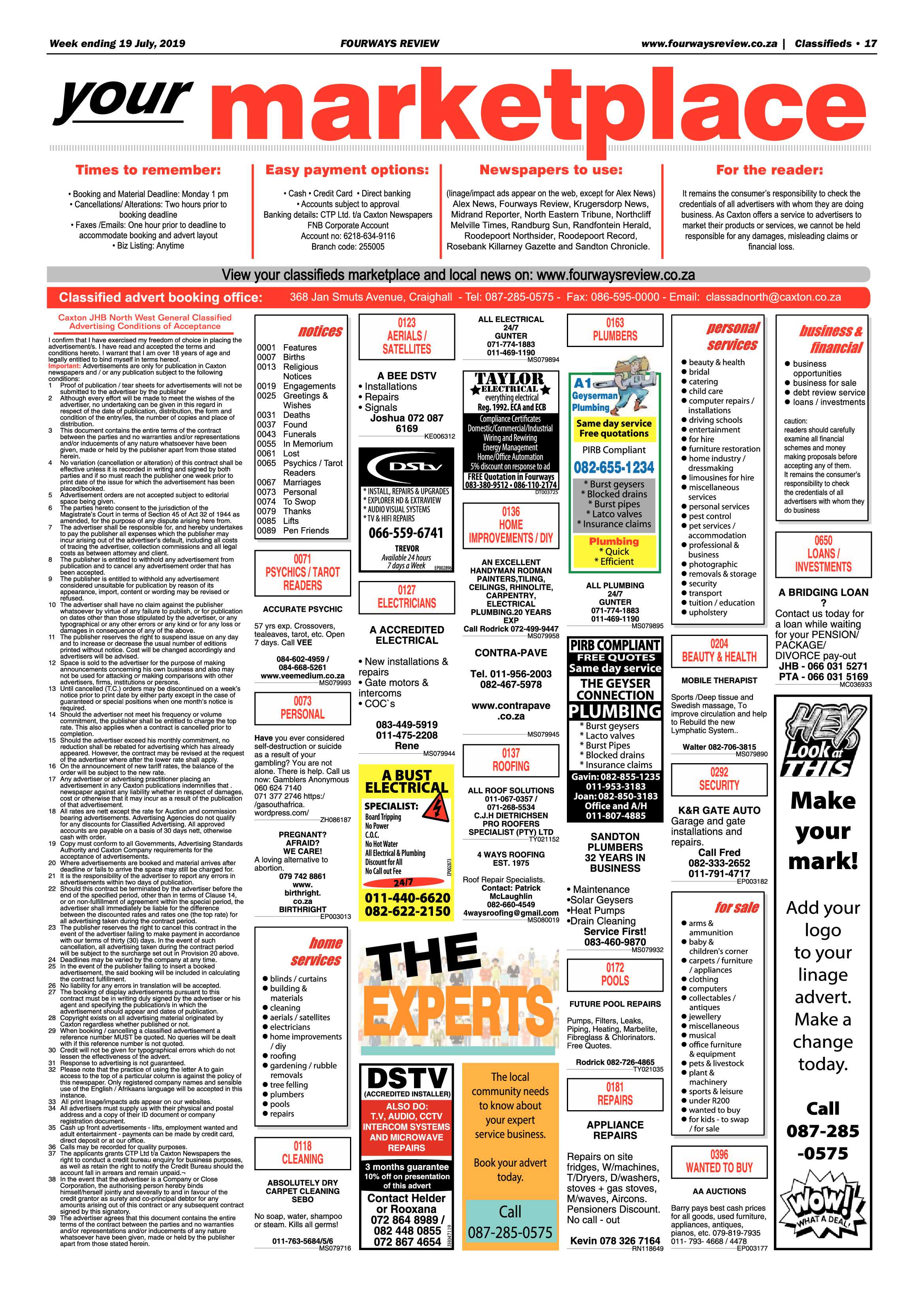 Fourways Review 19 July, 2019 page 17