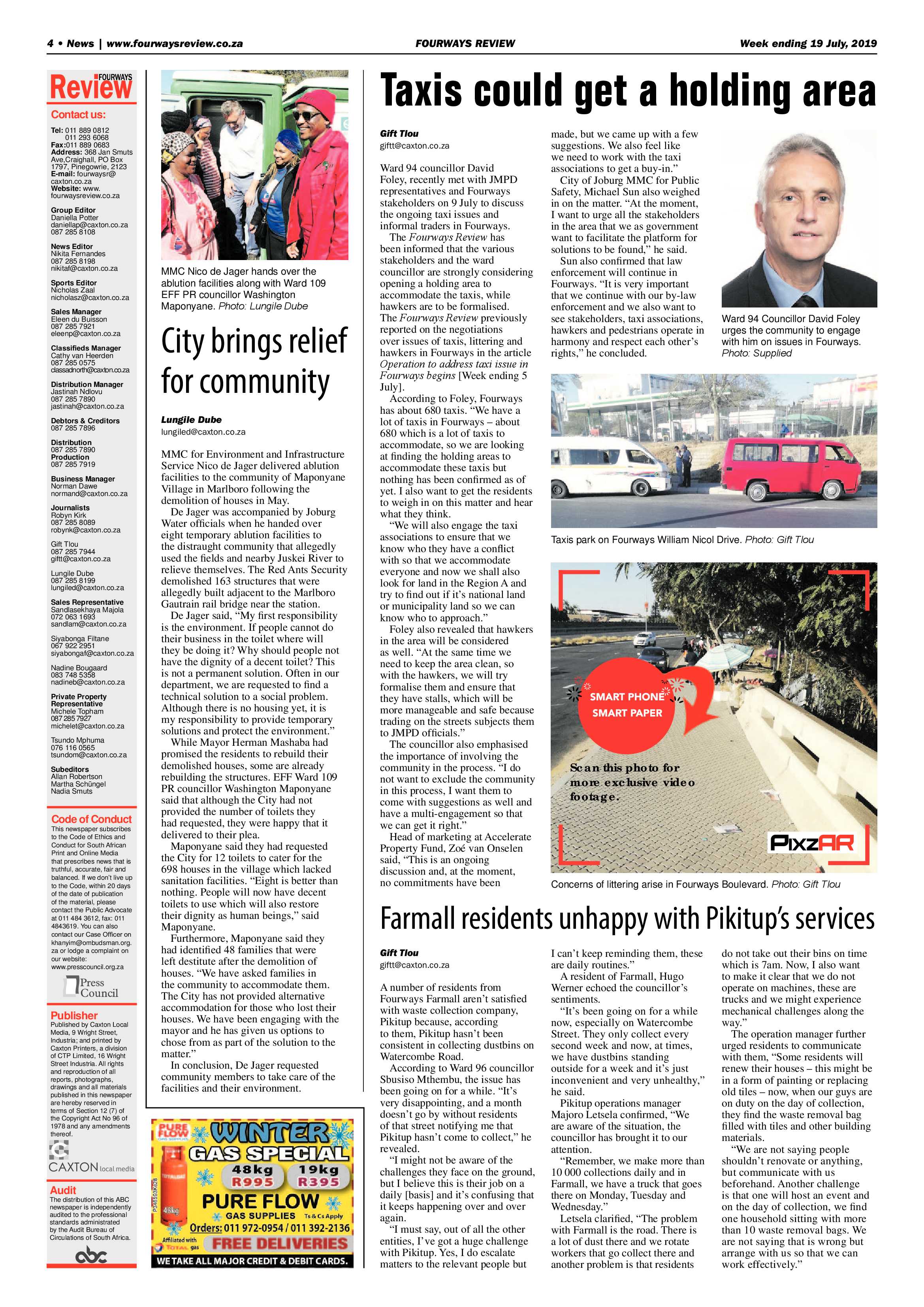 Fourways Review 19 July, 2019 page 4