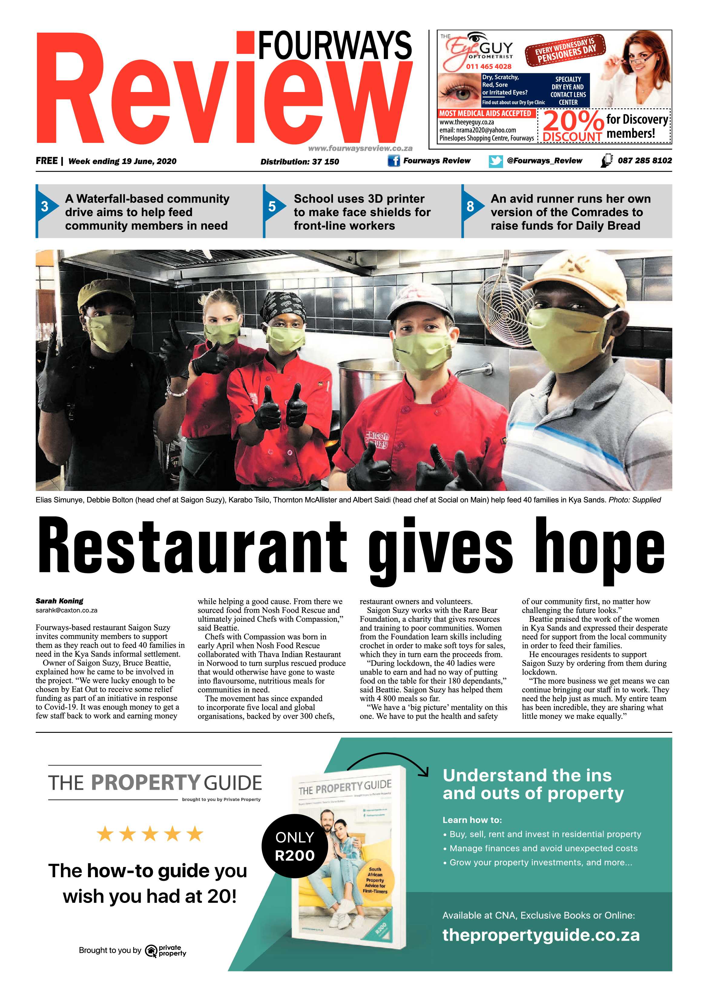 Fourways Review 19 June 2020 page 1