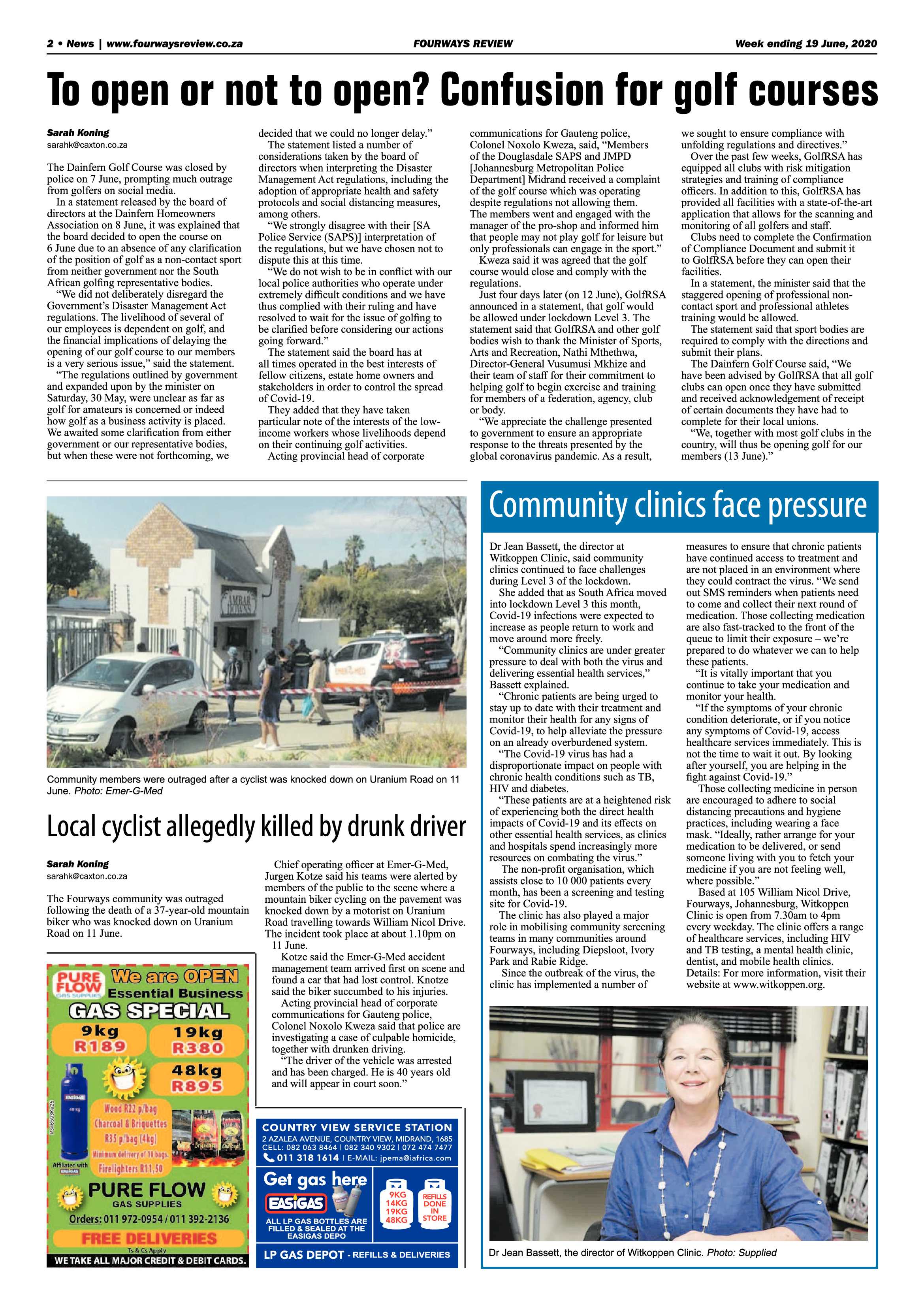 Fourways Review 19 June 2020 page 2