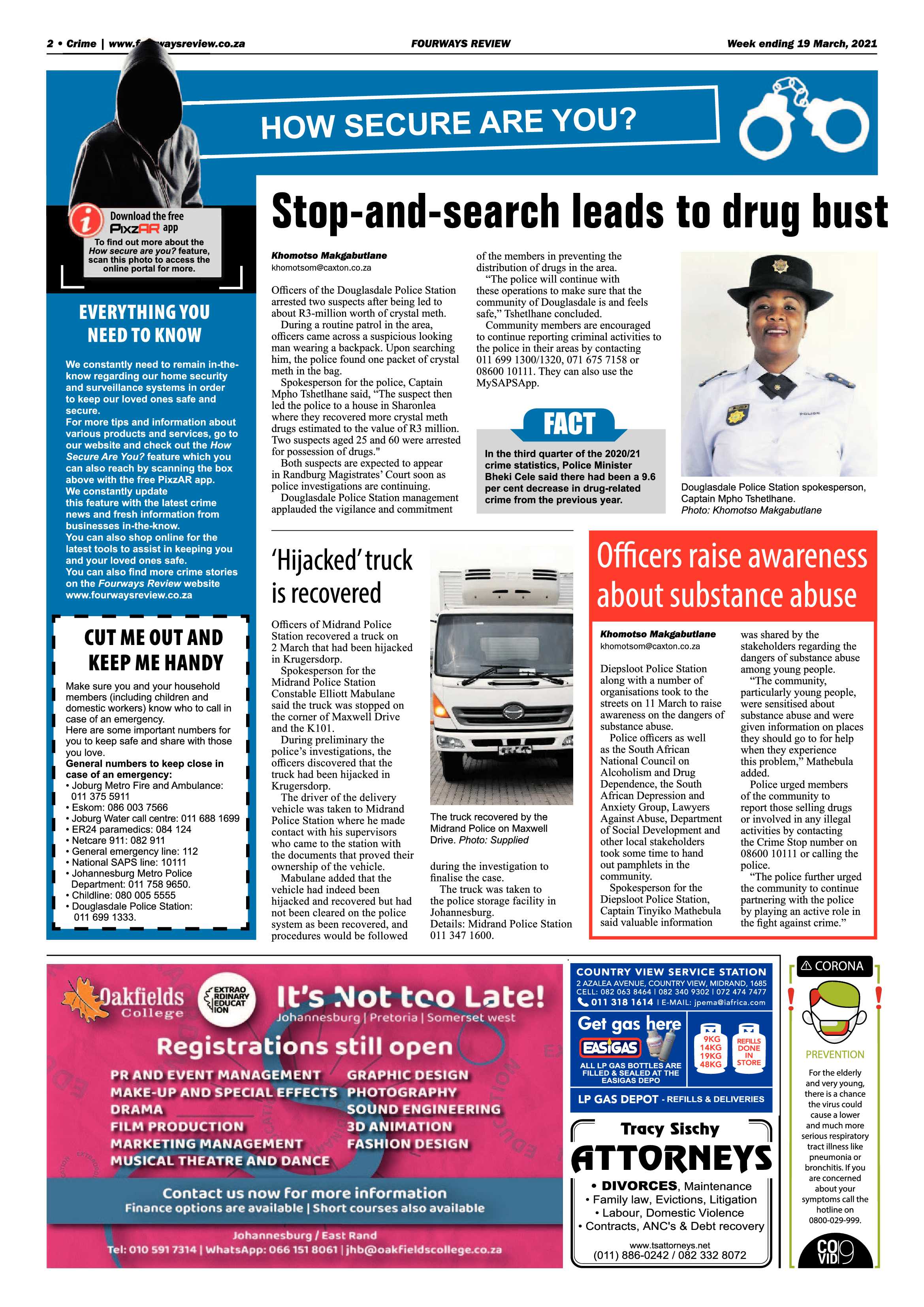 Fourways Review 19 March 2021 page 2