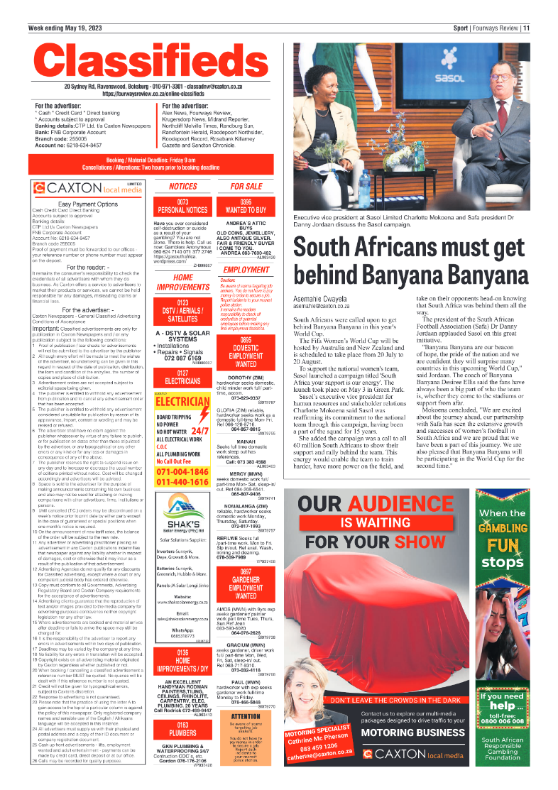 Fourways Review 19 May 2023 page 11