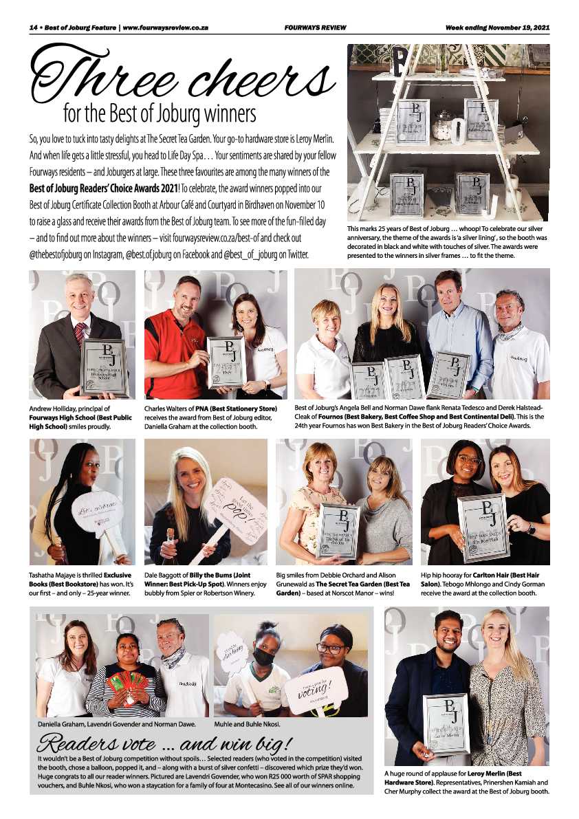 Fourways Review 19 November2021 page 14