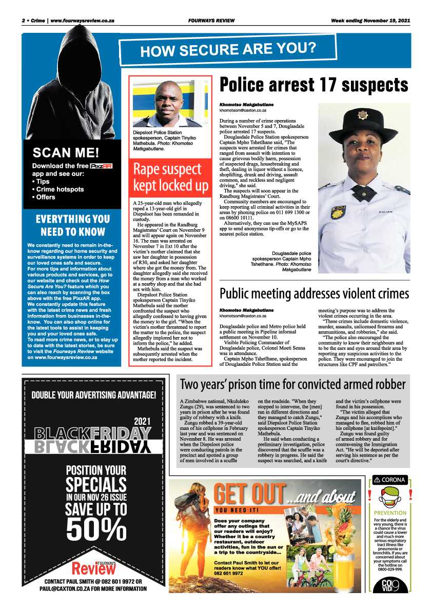 Fourways Review 19 November2021 page 2