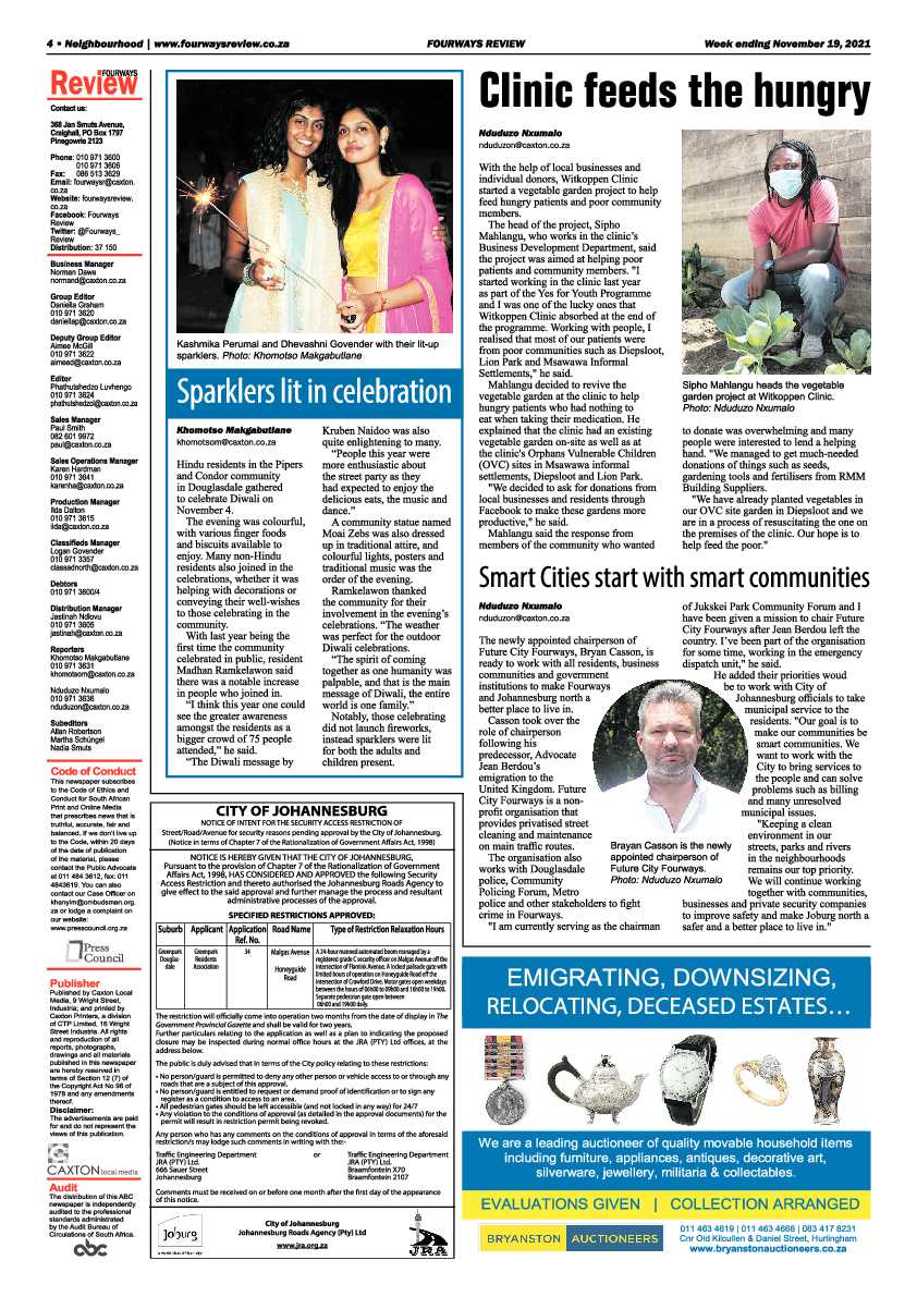 Fourways Review 19 November2021 page 4