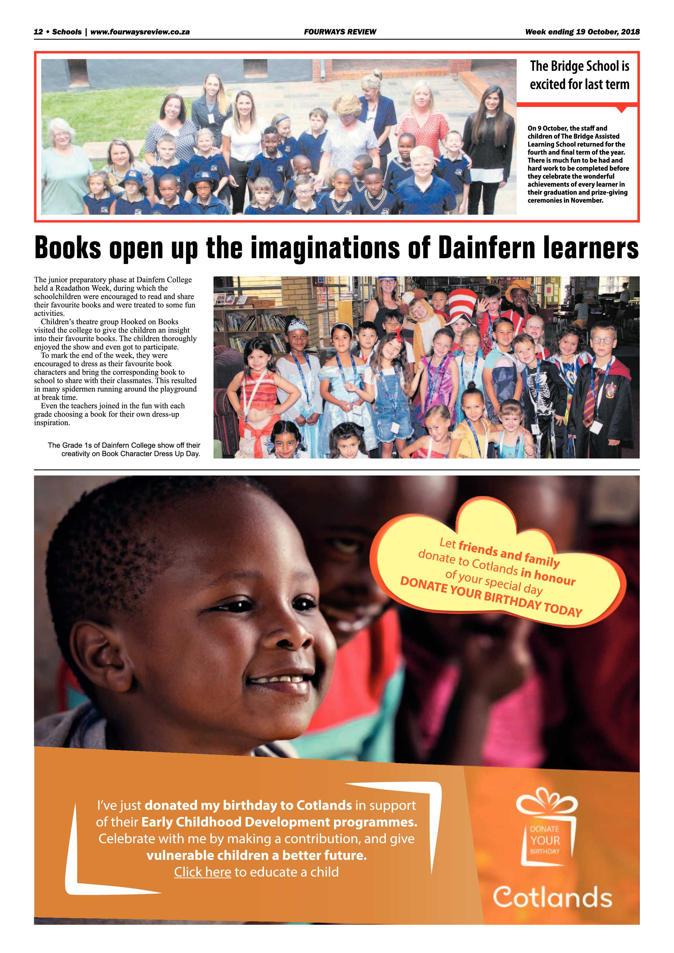 Fourways Review 19 October, 2018 page 12