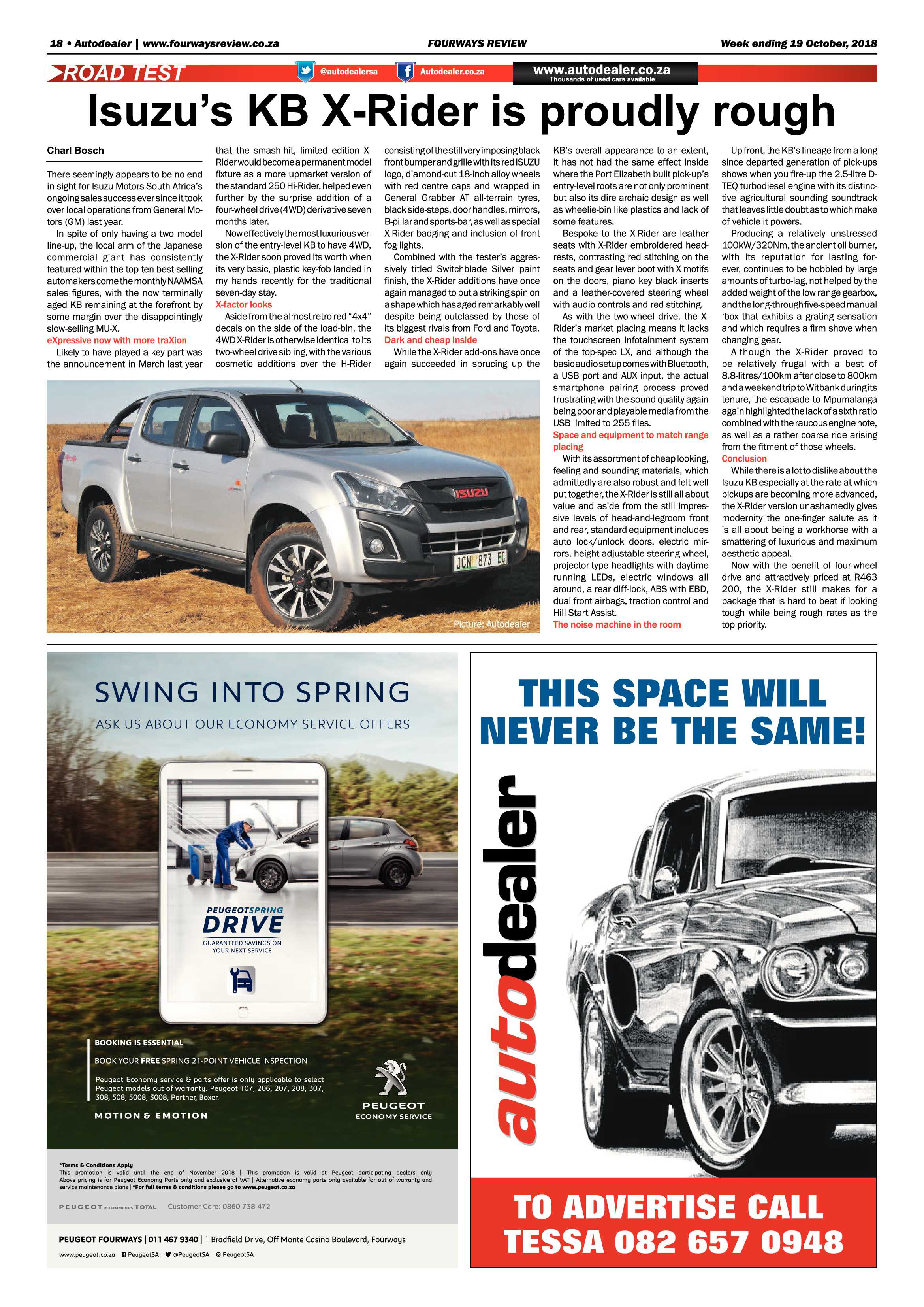 Fourways Review 19 October, 2018 page 18