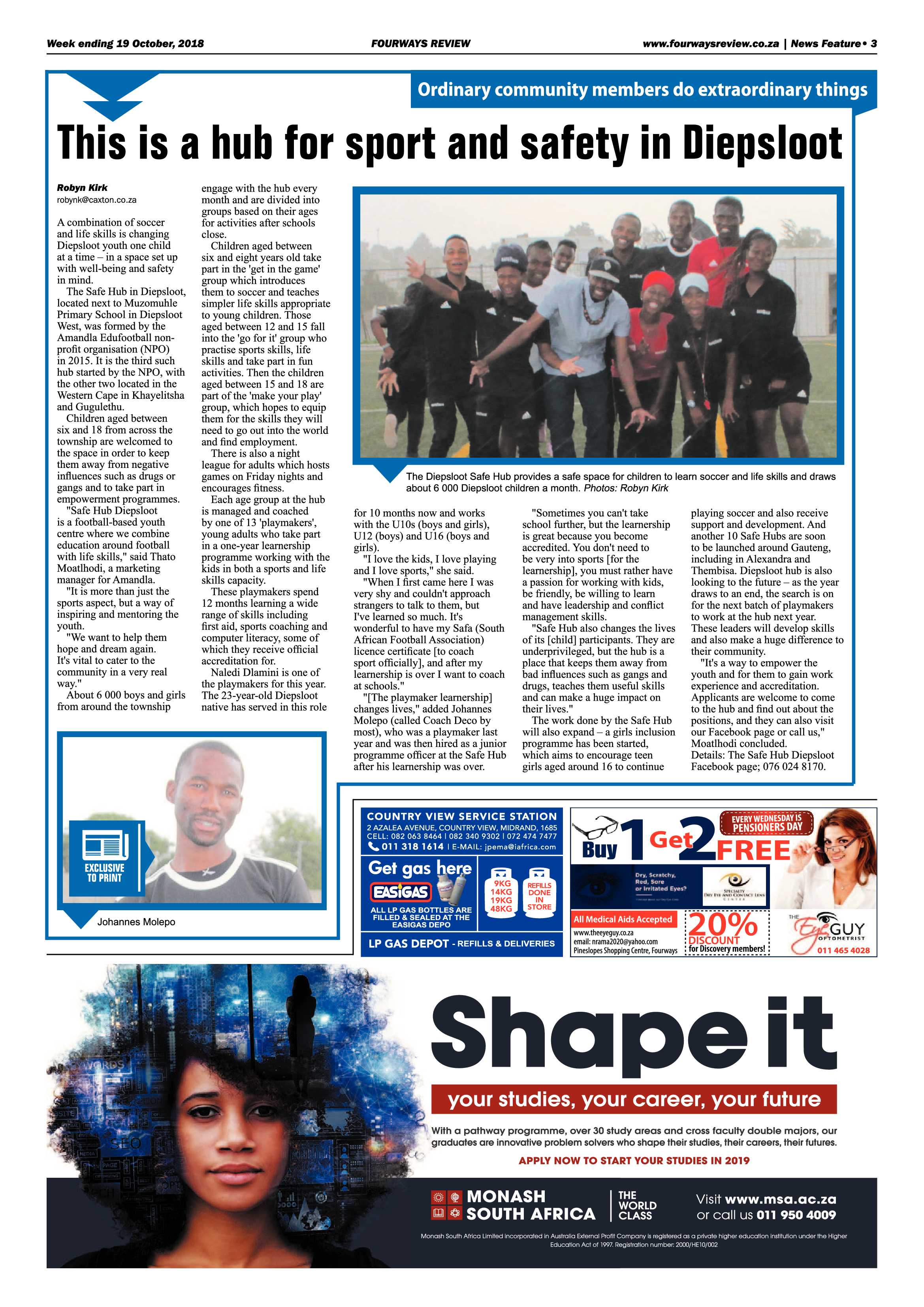 Fourways Review 19 October, 2018 page 3