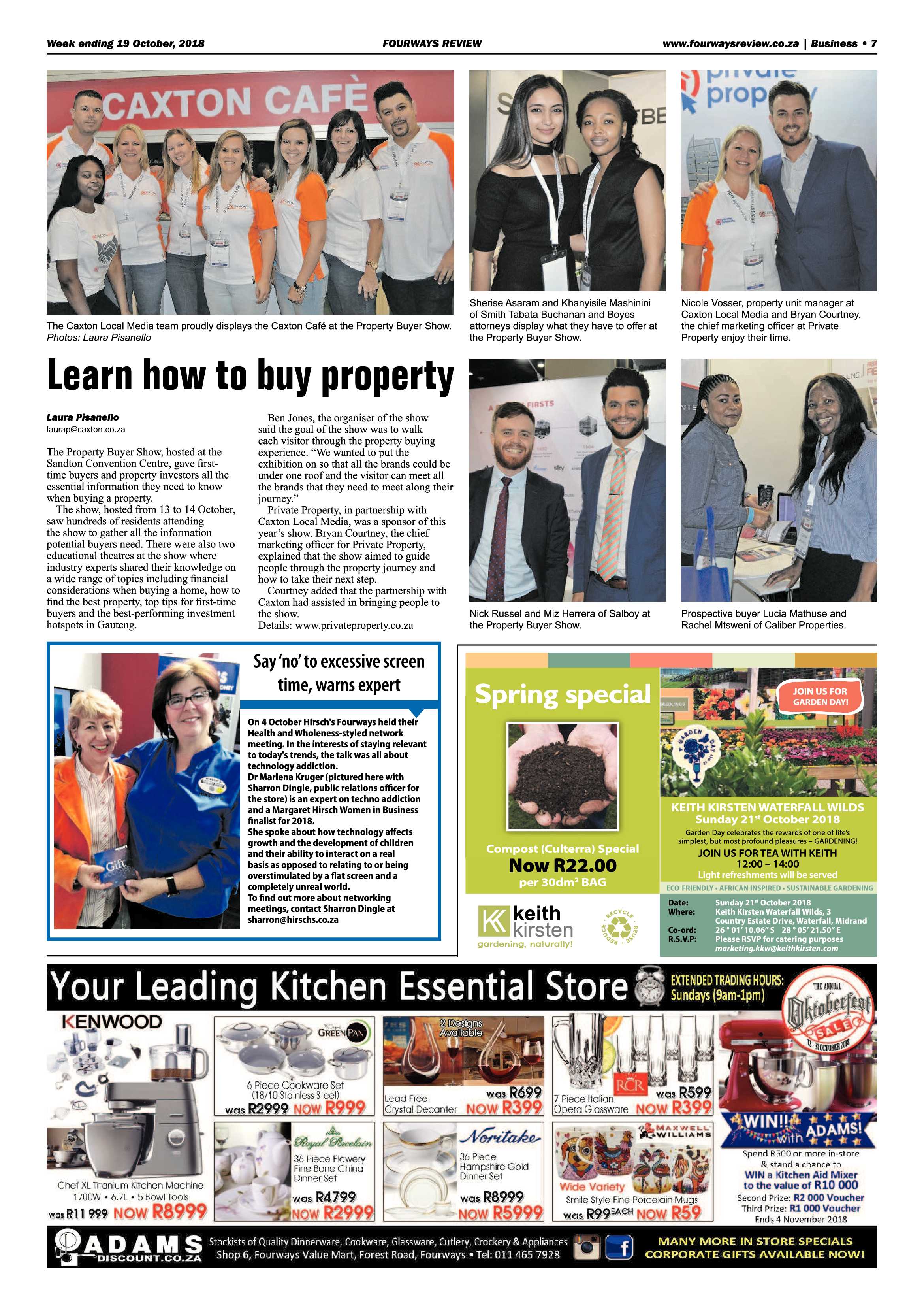 Fourways Review 19 October, 2018 page 7