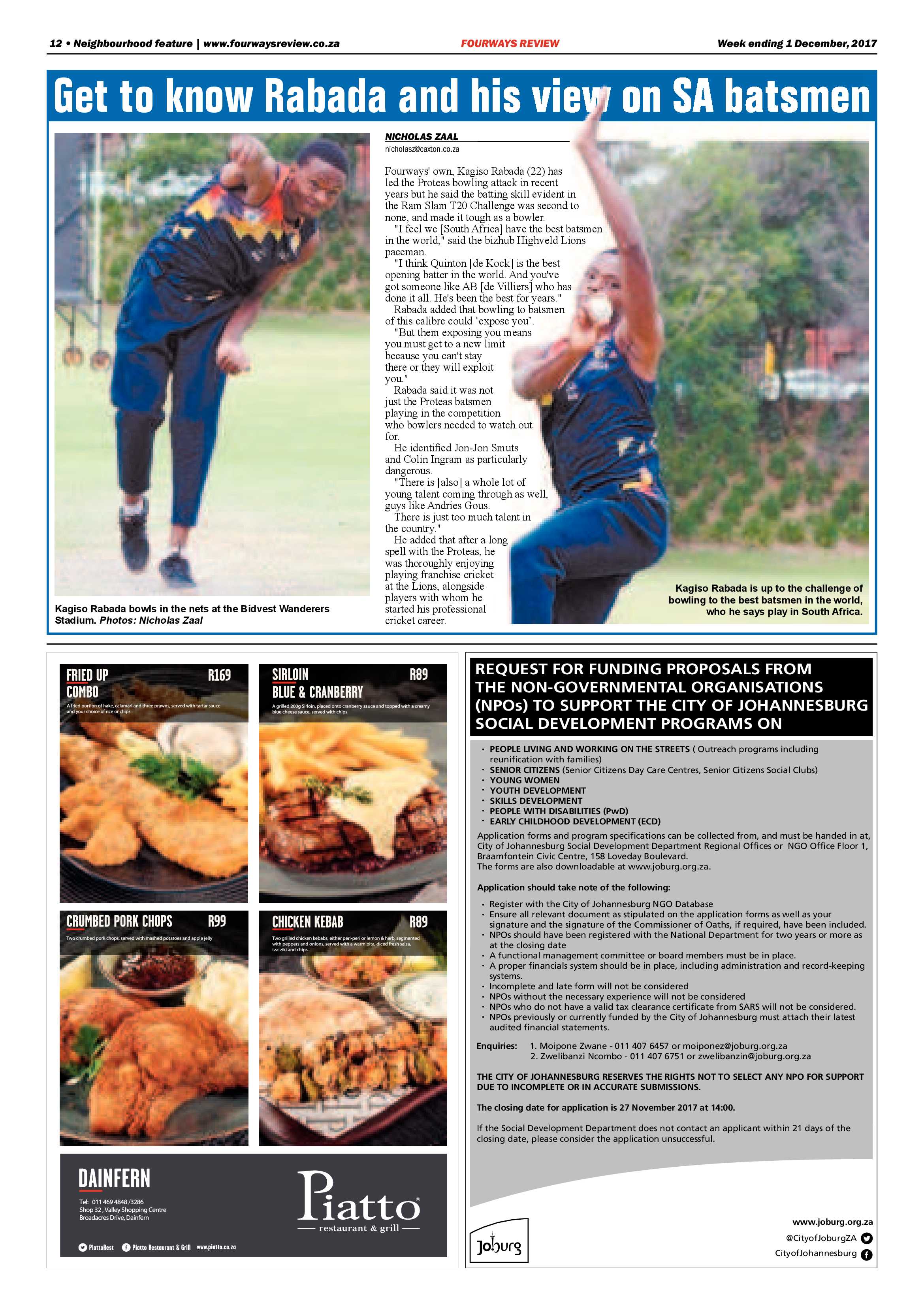 Fourways Review 1 December page 12