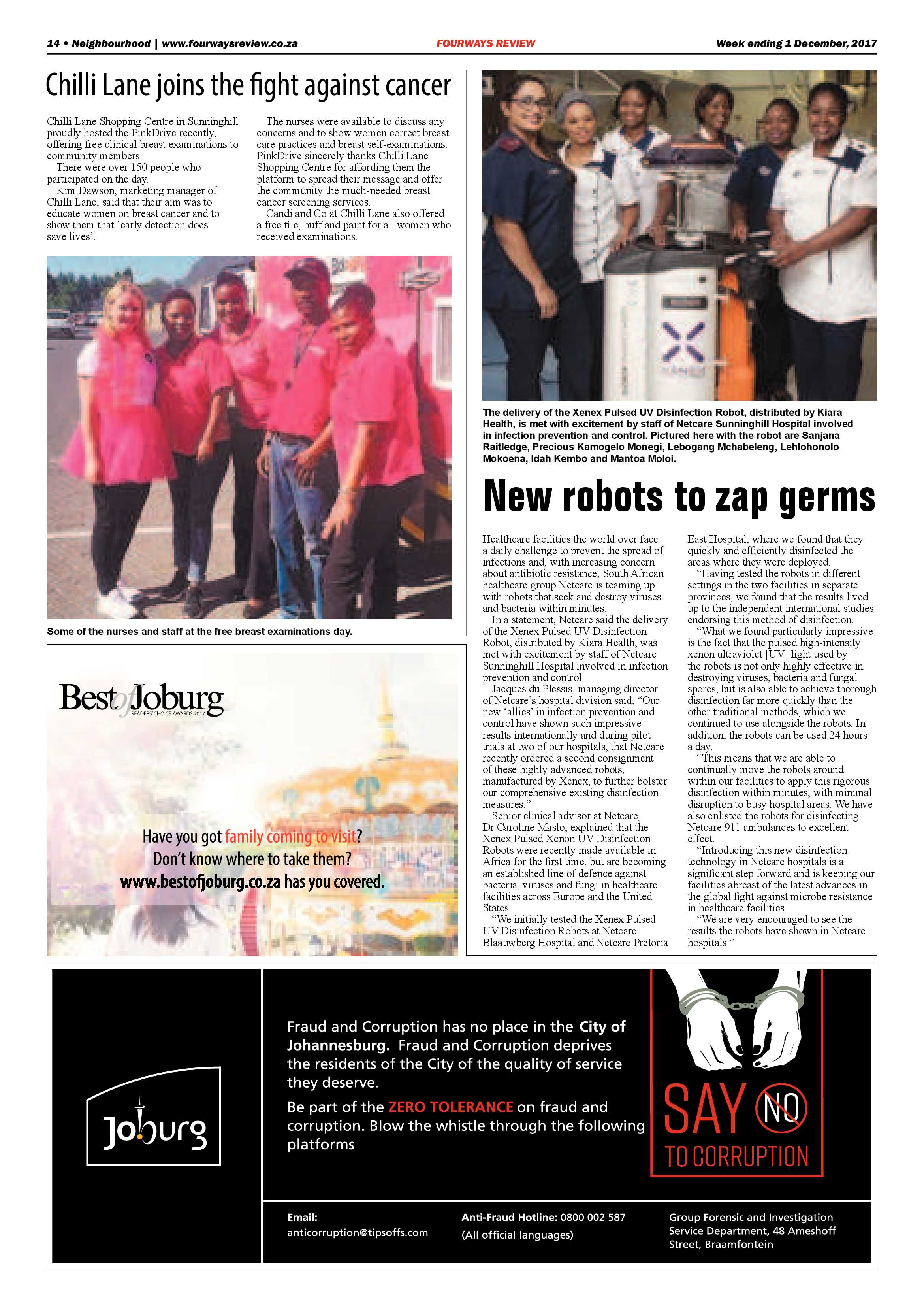 Fourways Review 1 December page 14