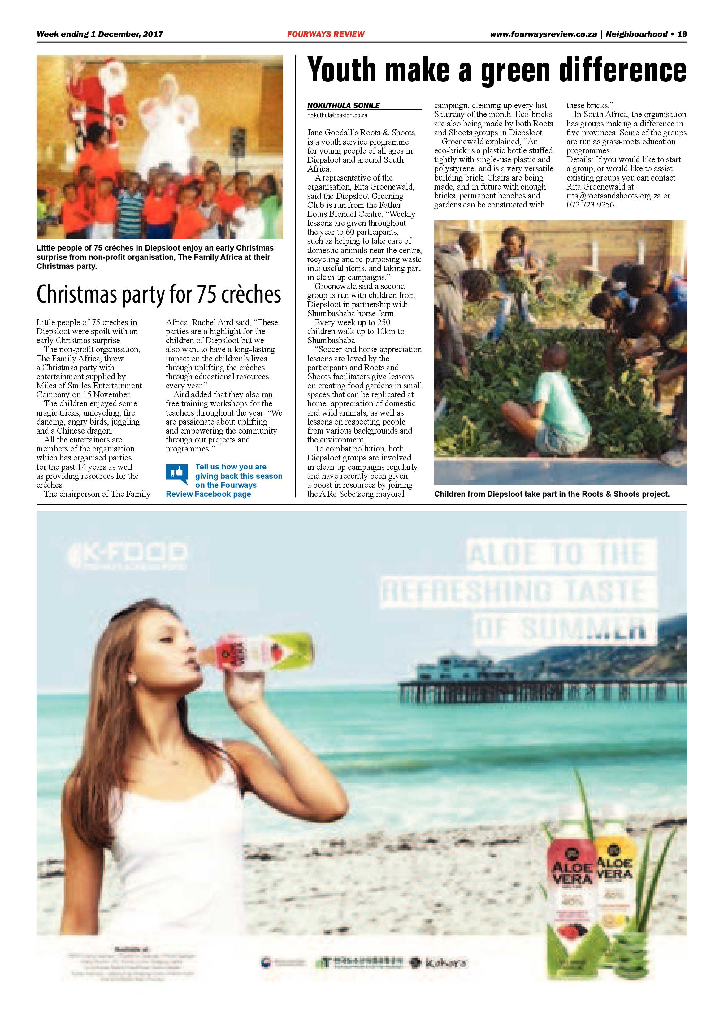 Fourways Review 1 December page 19
