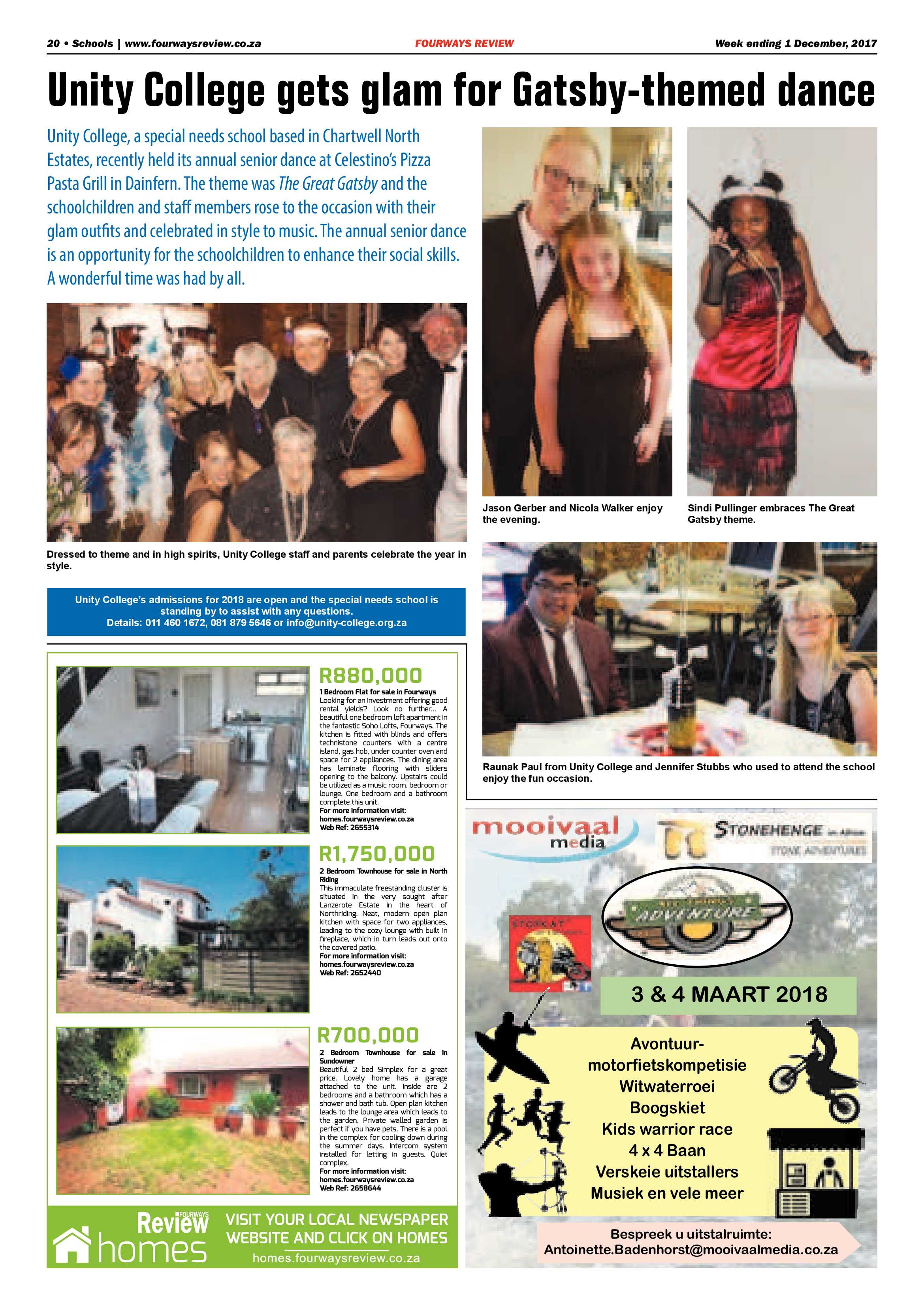 Fourways Review 1 December page 20