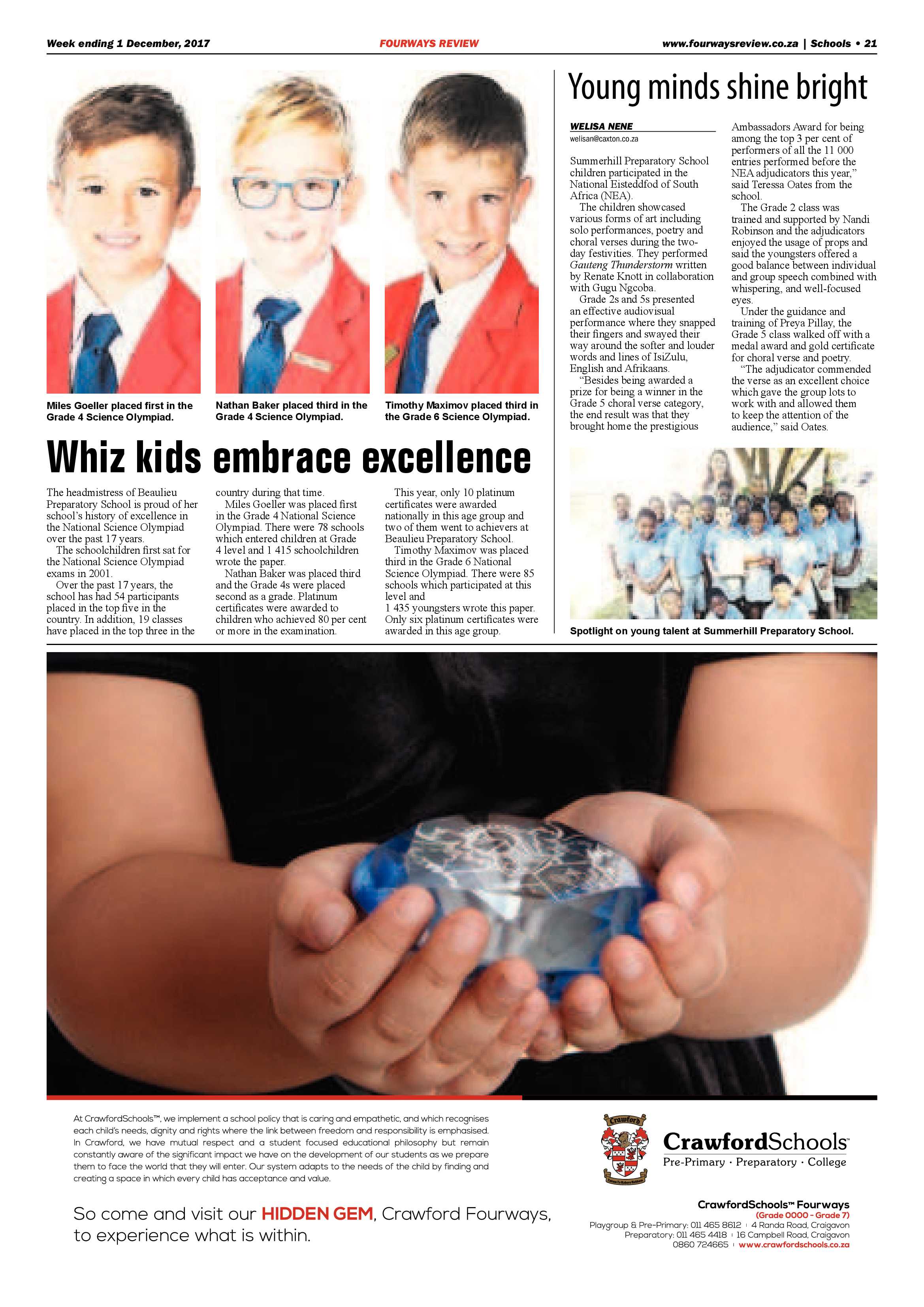 Fourways Review 1 December page 21