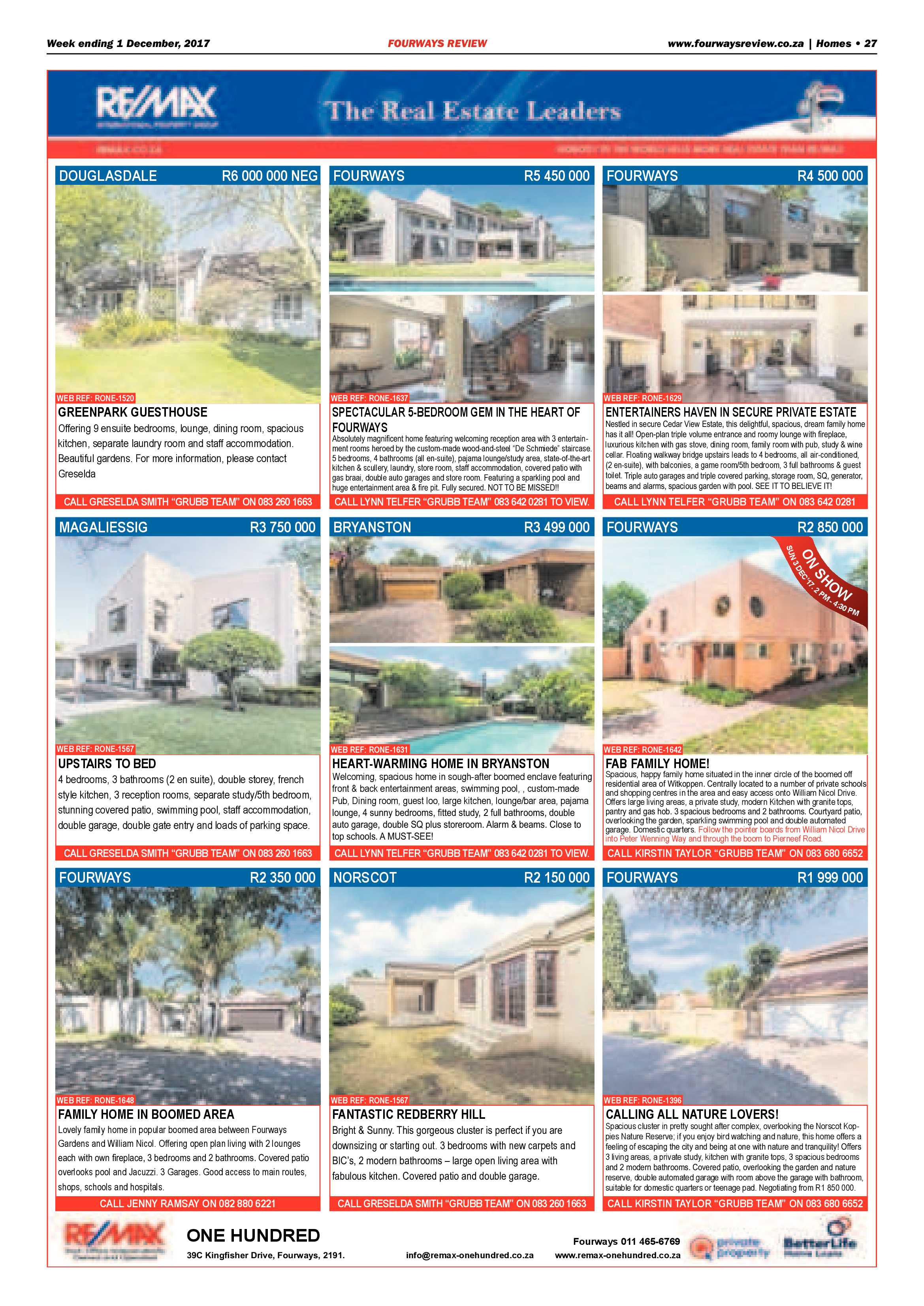 Fourways Review 1 December page 27
