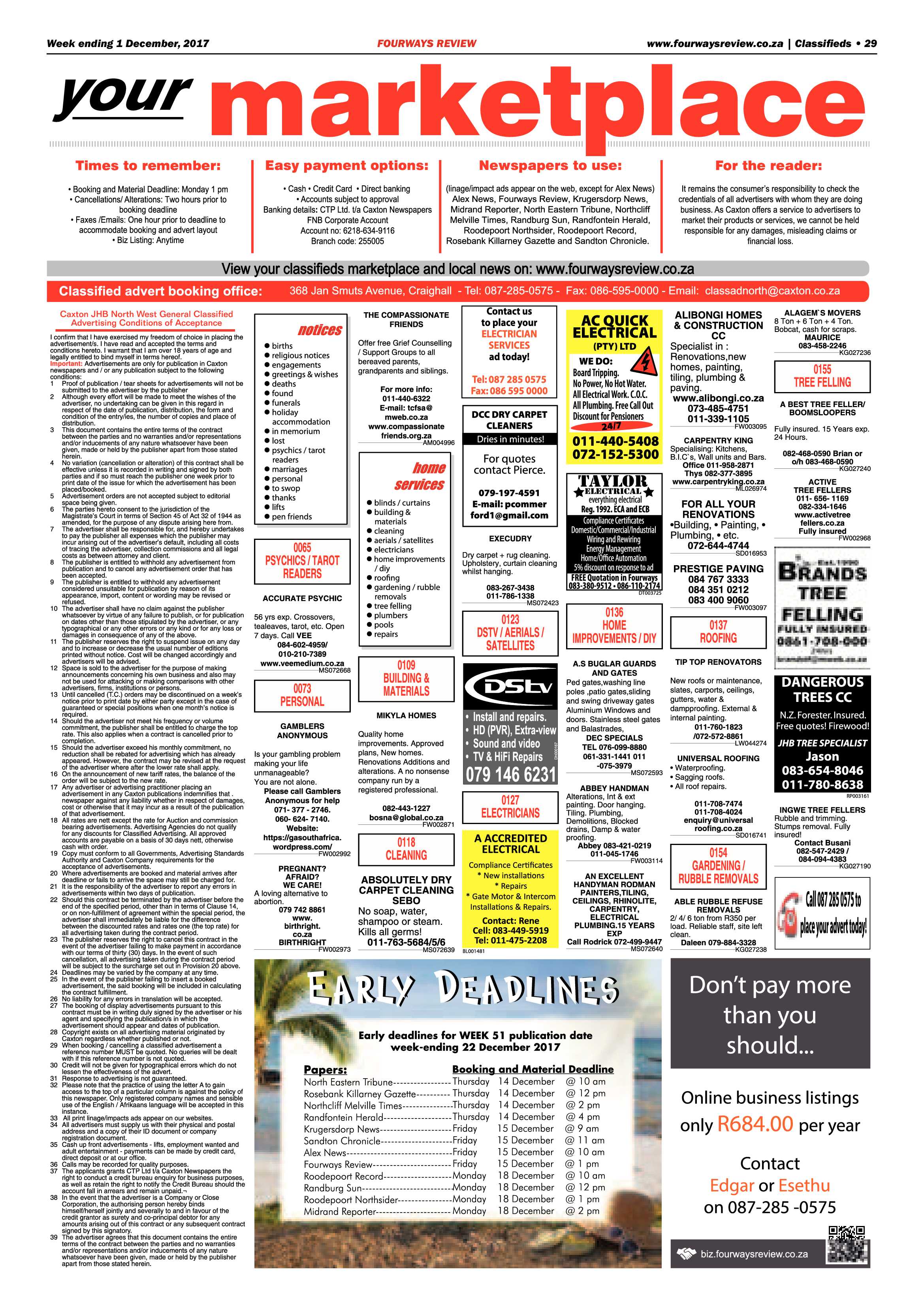 Fourways Review 1 December page 29