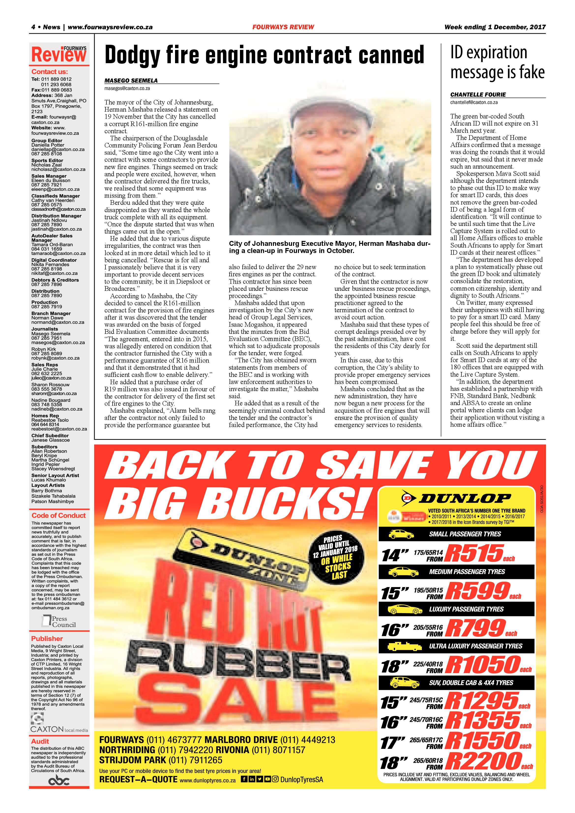 Fourways Review 1 December page 4